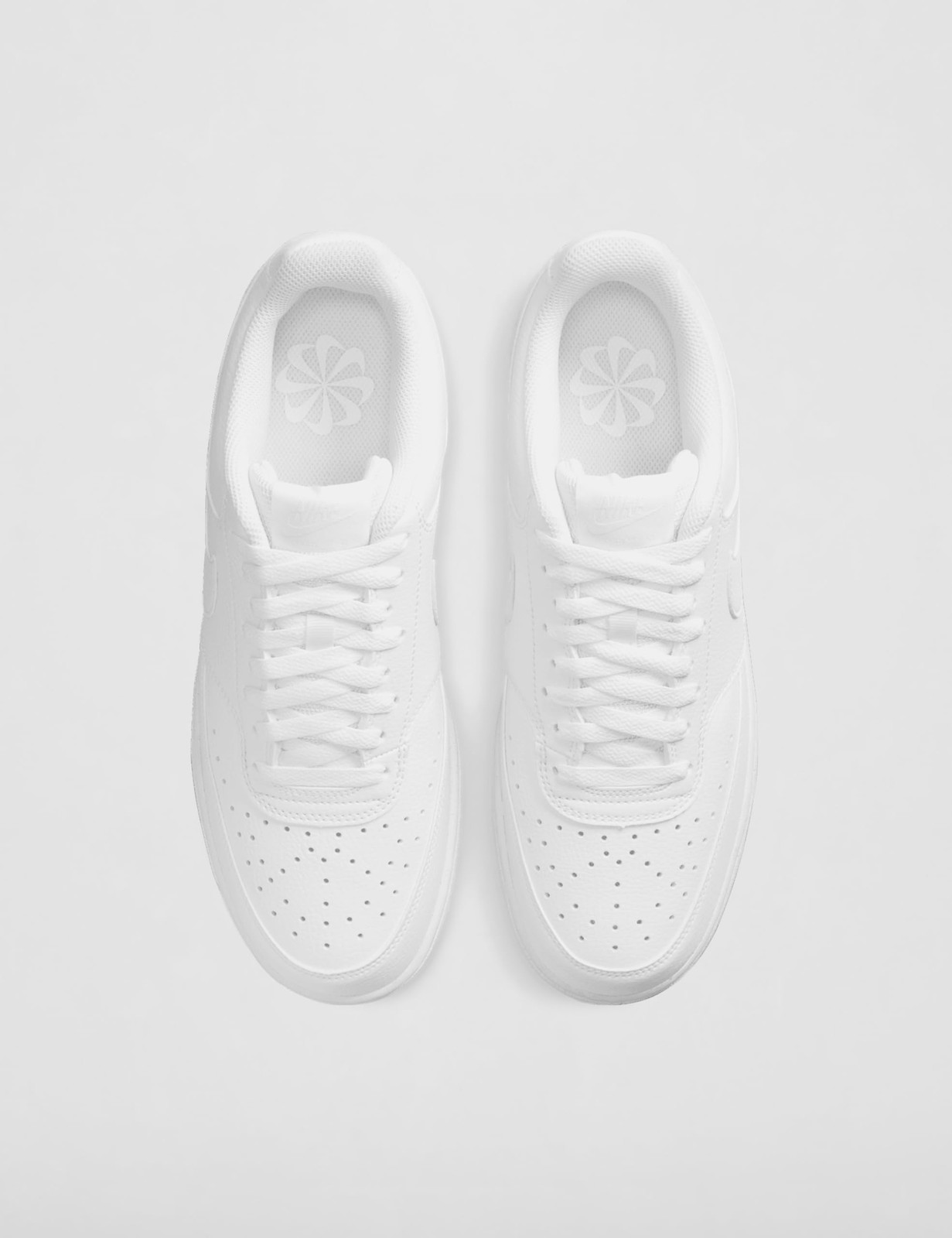 Nike Court Vision Low Next Nature Shoes, White/White-White, MEN'S/WOMENES new