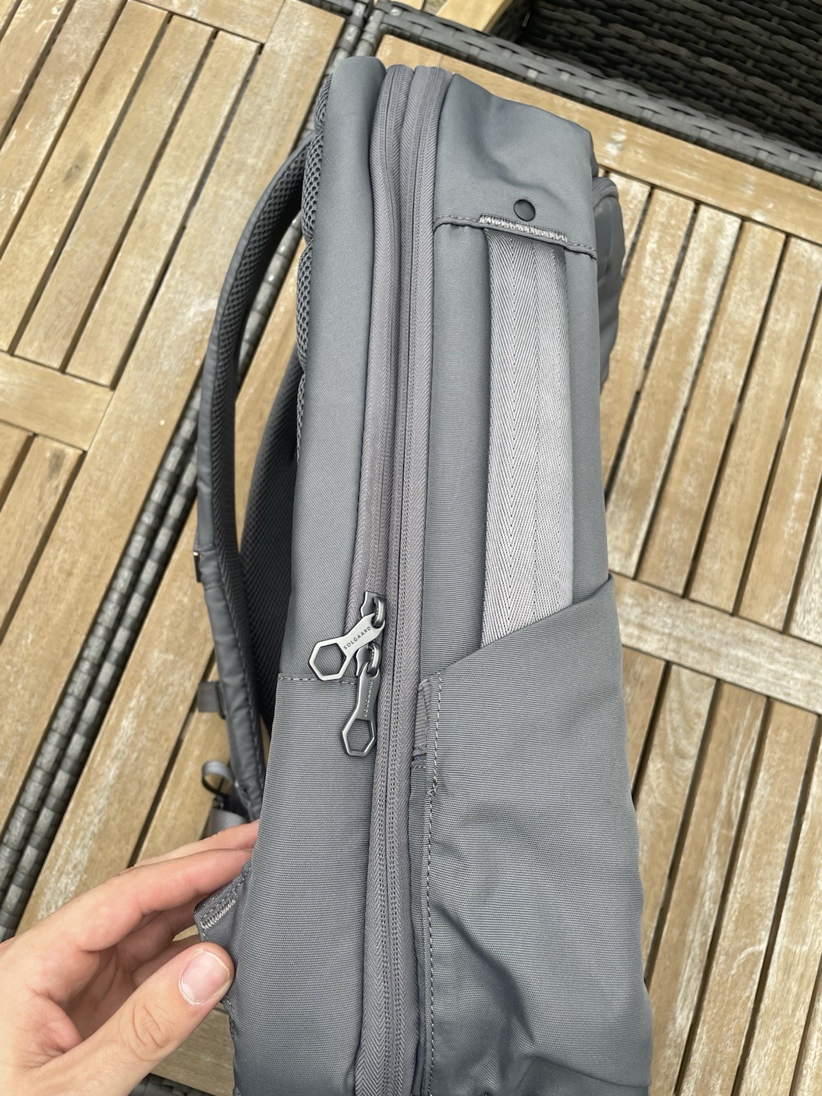 Solgaard Venture Backpack Gray Used Great Condition