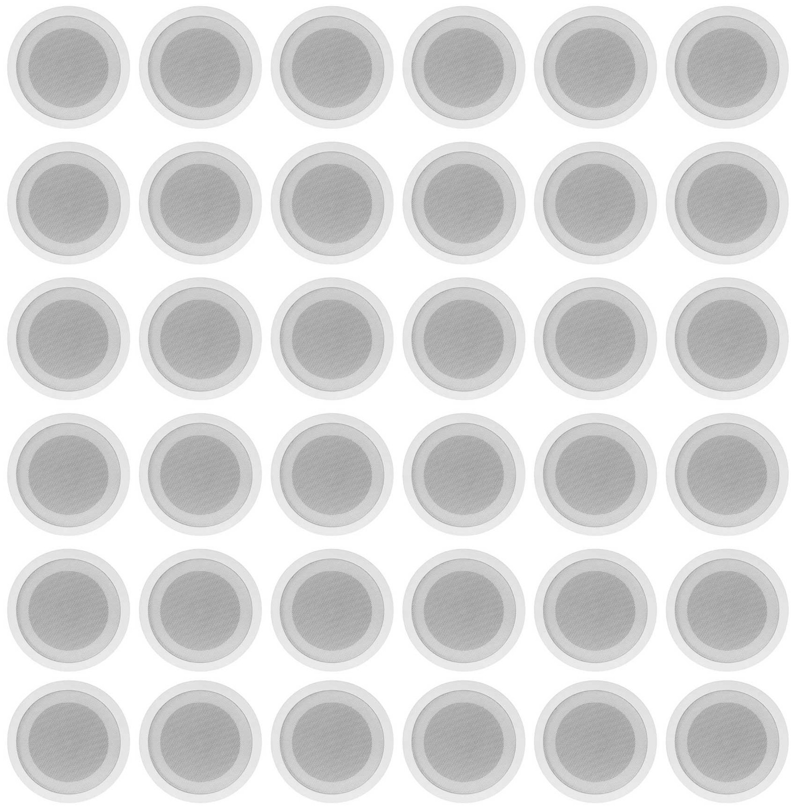 36) Rockville CCL5T White 70V 5" Commercial Ceiling Speakers 4 Restaurant/Office