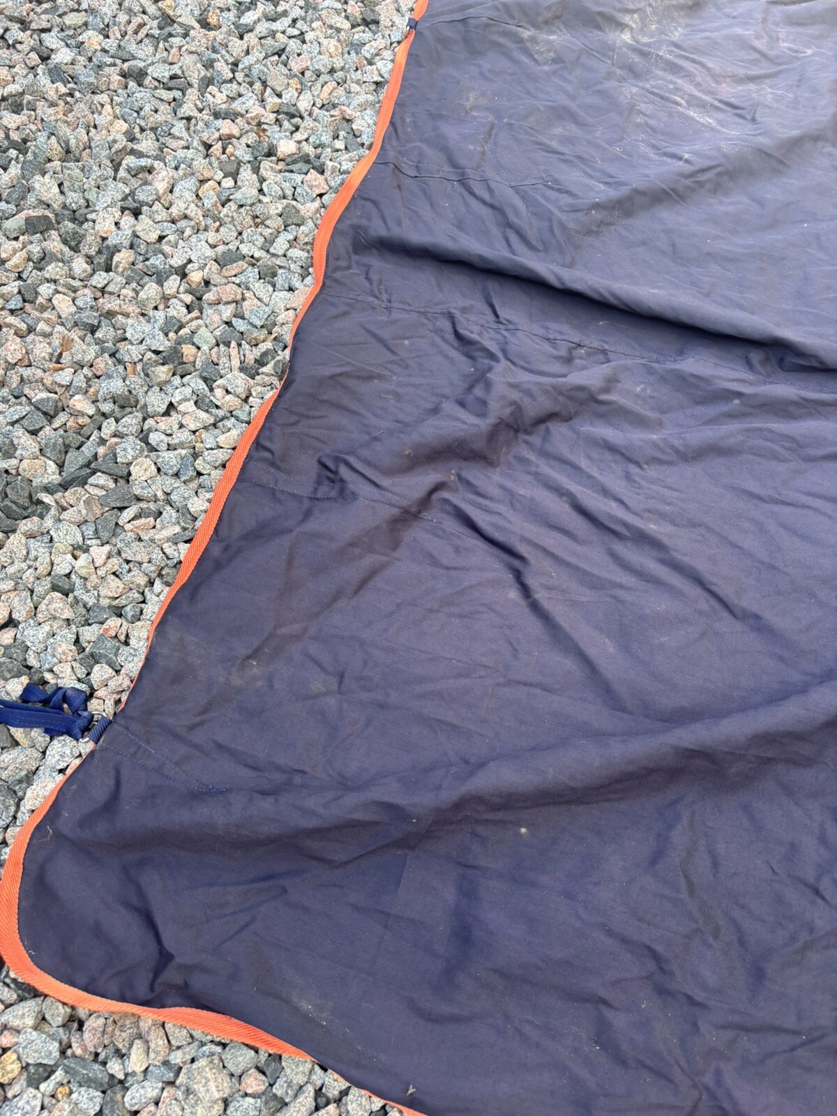 78” Loveson Stable Sheet - Navy/Orange