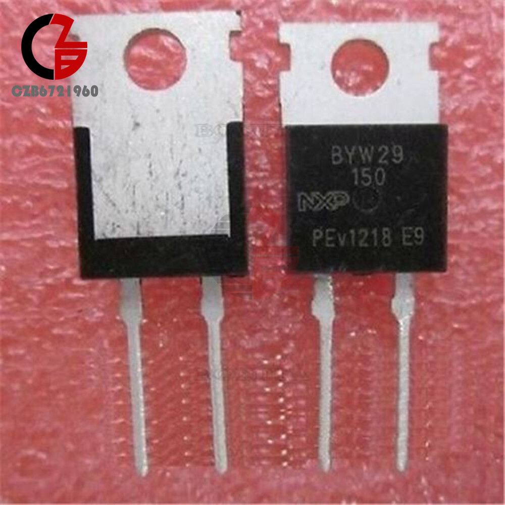 10PCS BYW29-150 8A 150V Ultrafast Rectifier HighCurrent Diode Power Switching