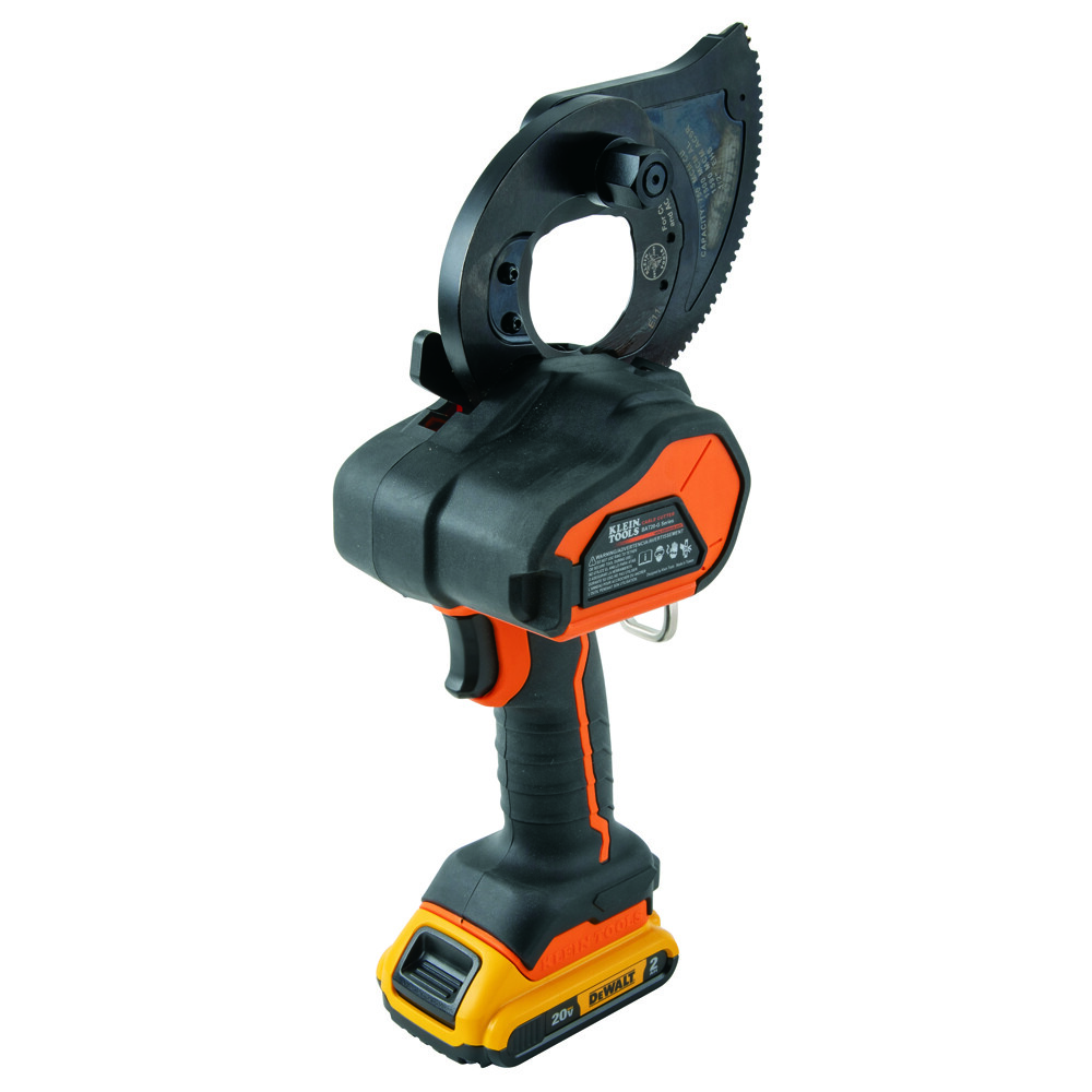 Klein Tools BAT20GD1 Battery-Operated EHS Closed-Jaw Cable Cutter, 2 Ah