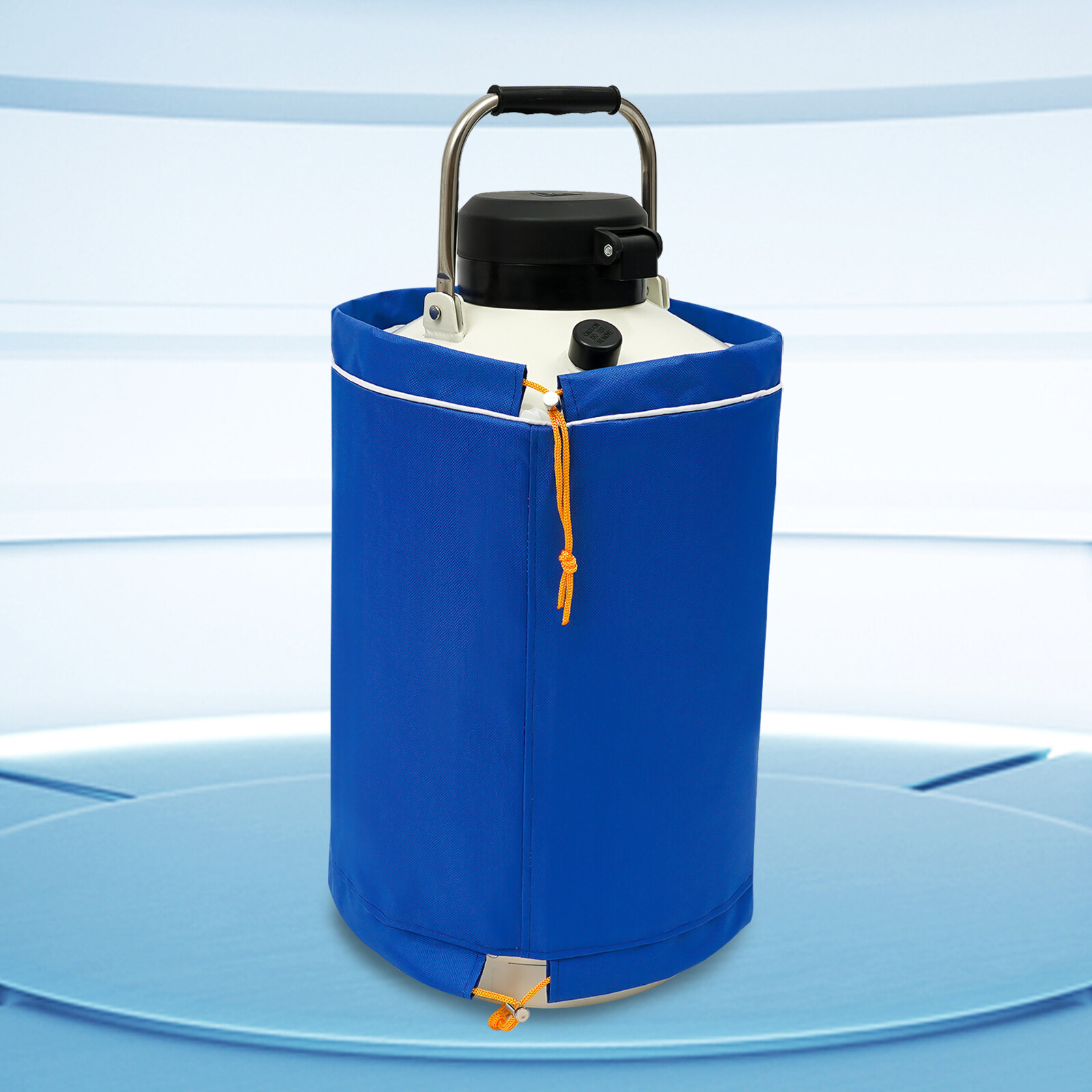 Liquid Nitrogen Tank Tabletop Nitrogen Cryogenic Container 10L/2.64 Gallons