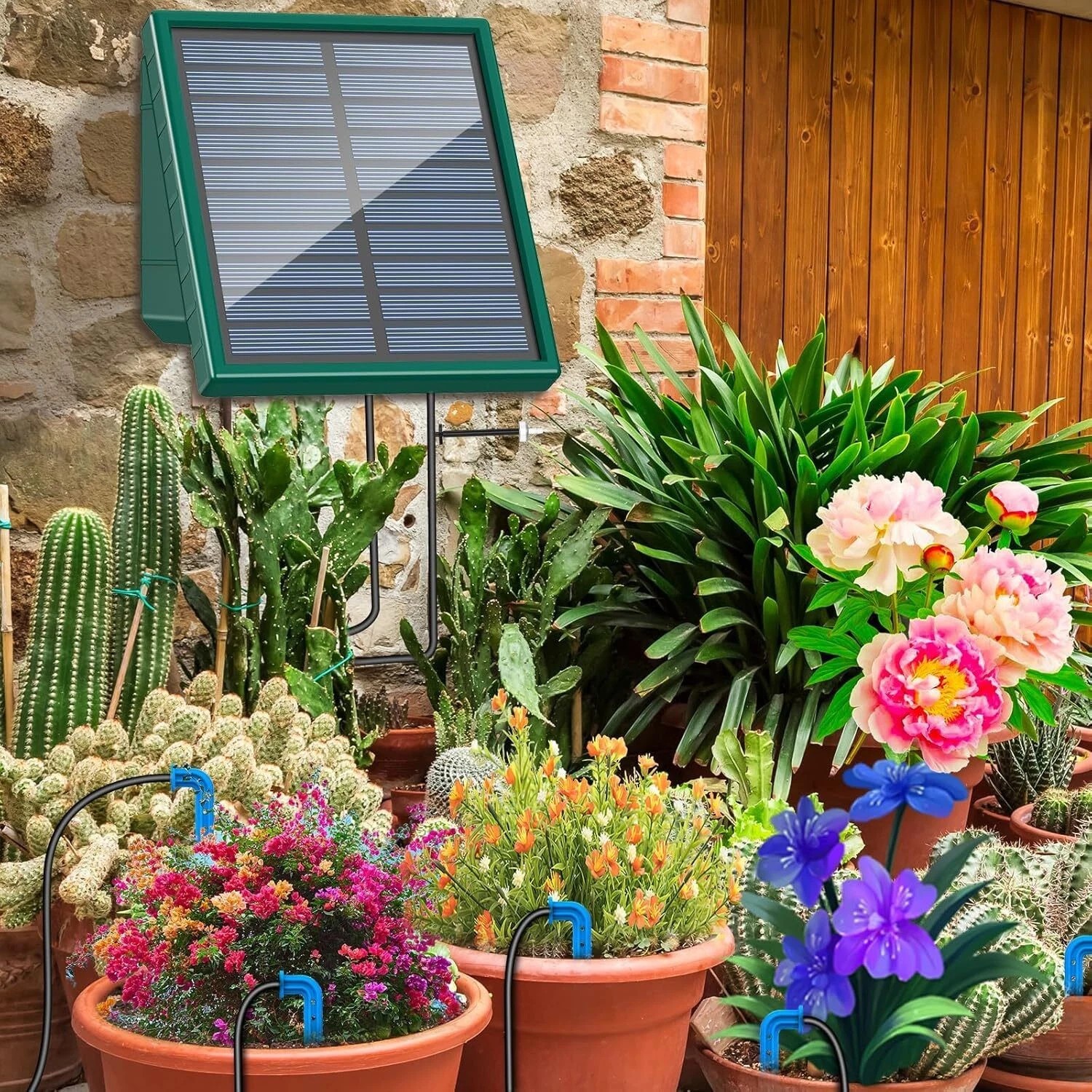 NEW Solar Irrigation System DIY Irrigation System Kit, 300 Watering Programmes