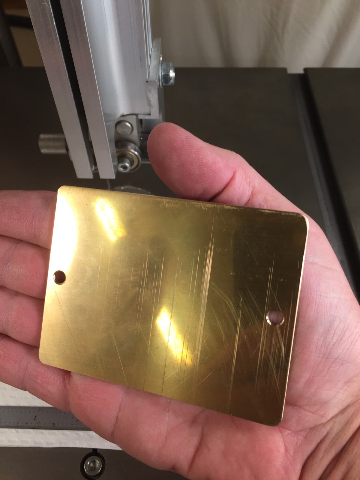 MEDIUM POT LEAF MARIJUANA SOLID BRASS ENGRAVING PLATE FOR NEW HERMES FONT TRAY
