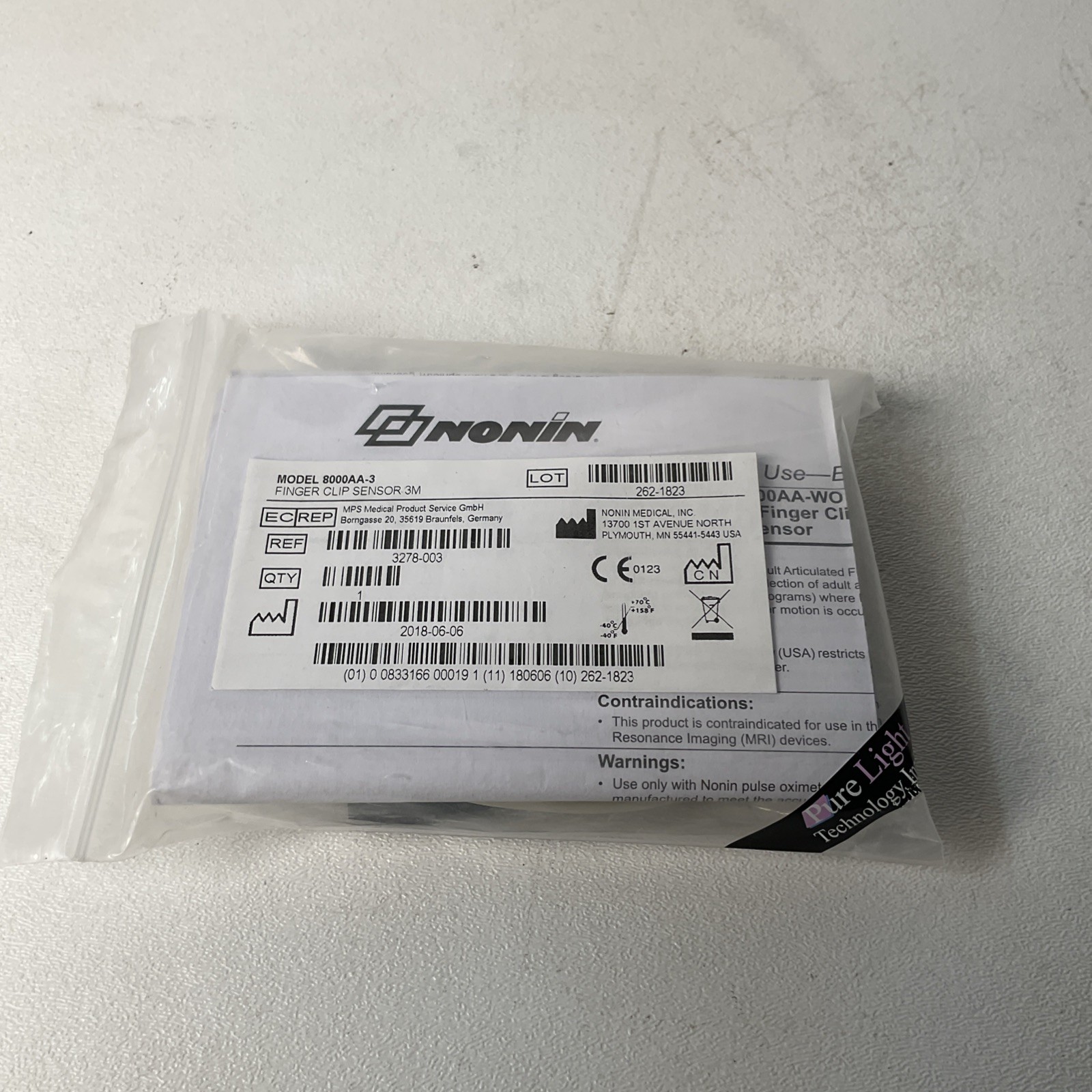 Finger Clip Sensor 3M Model 8000AA-3