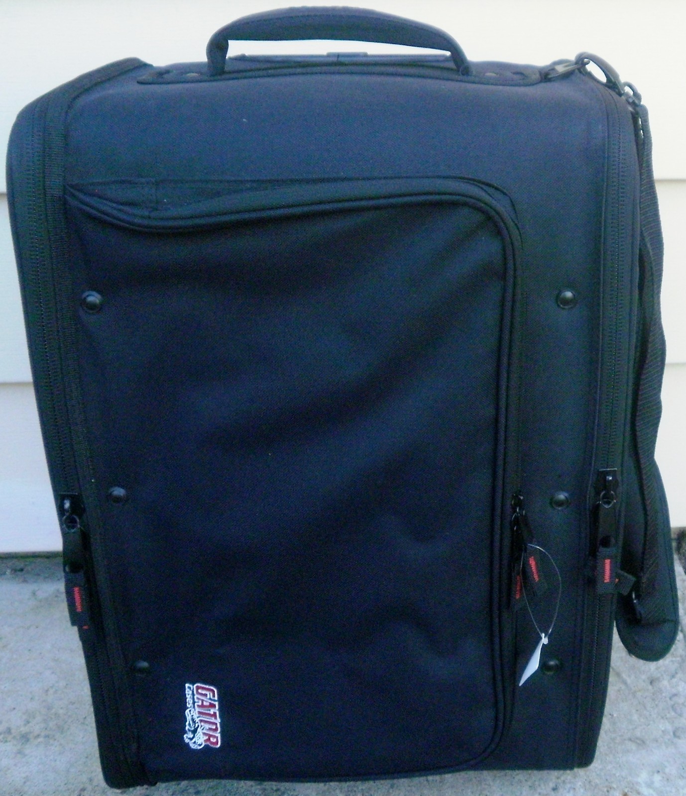 Gator Case Lightweight Rack Bag Pull Handle & Wheels 4U Rack GR-RACKBAG-4UW