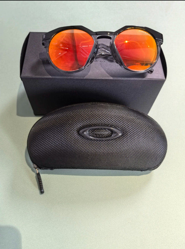 Oakley HSTN Sunglasses OO9242-0252 Matte Carbon Frame W/ PRIZM Ruby Lens