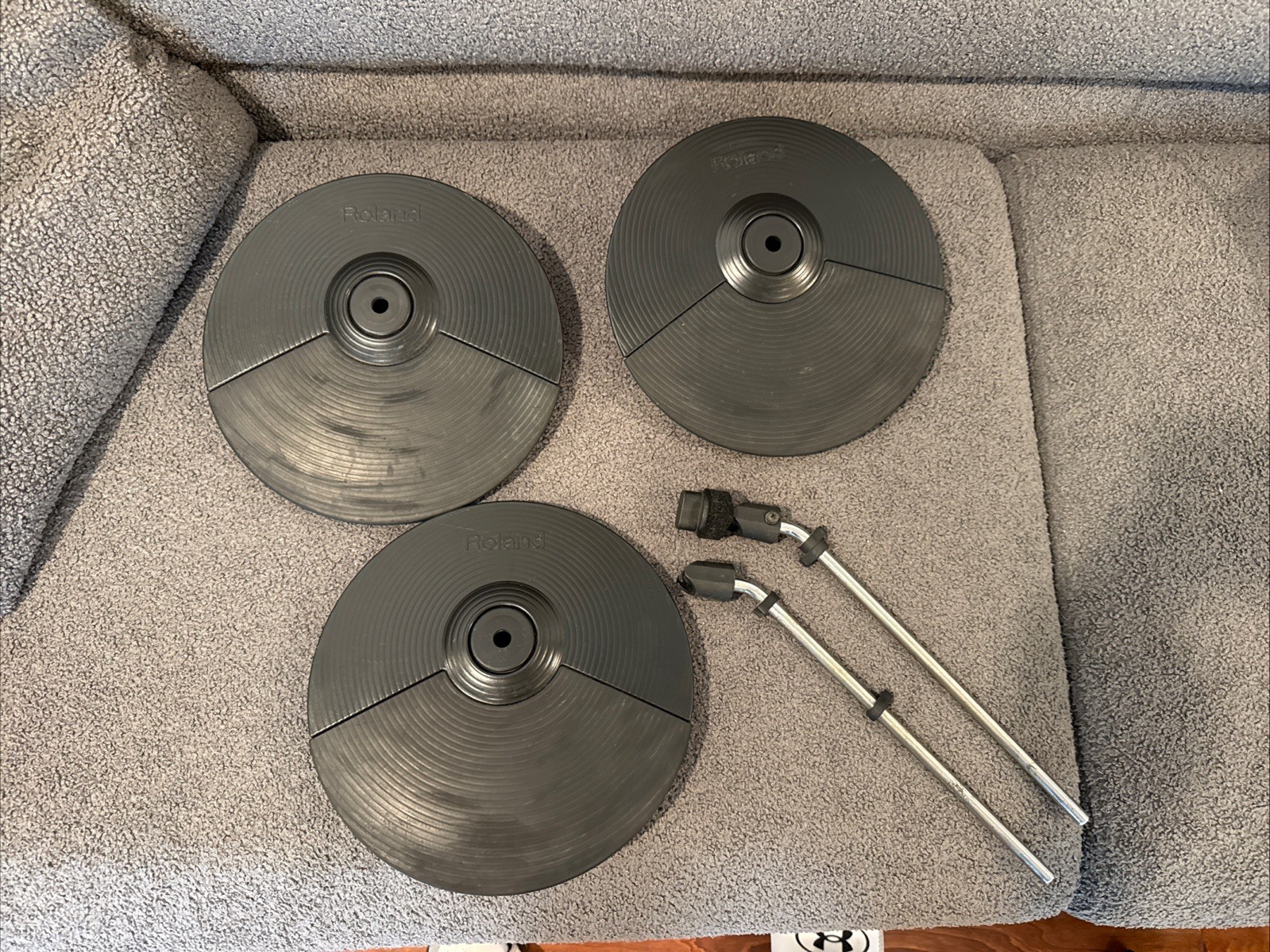 Set of 3 Roland CY-5 Drum Cymbal Trigger Cymbal Pad for HD-1 Drum Kit LOTof3. Z8