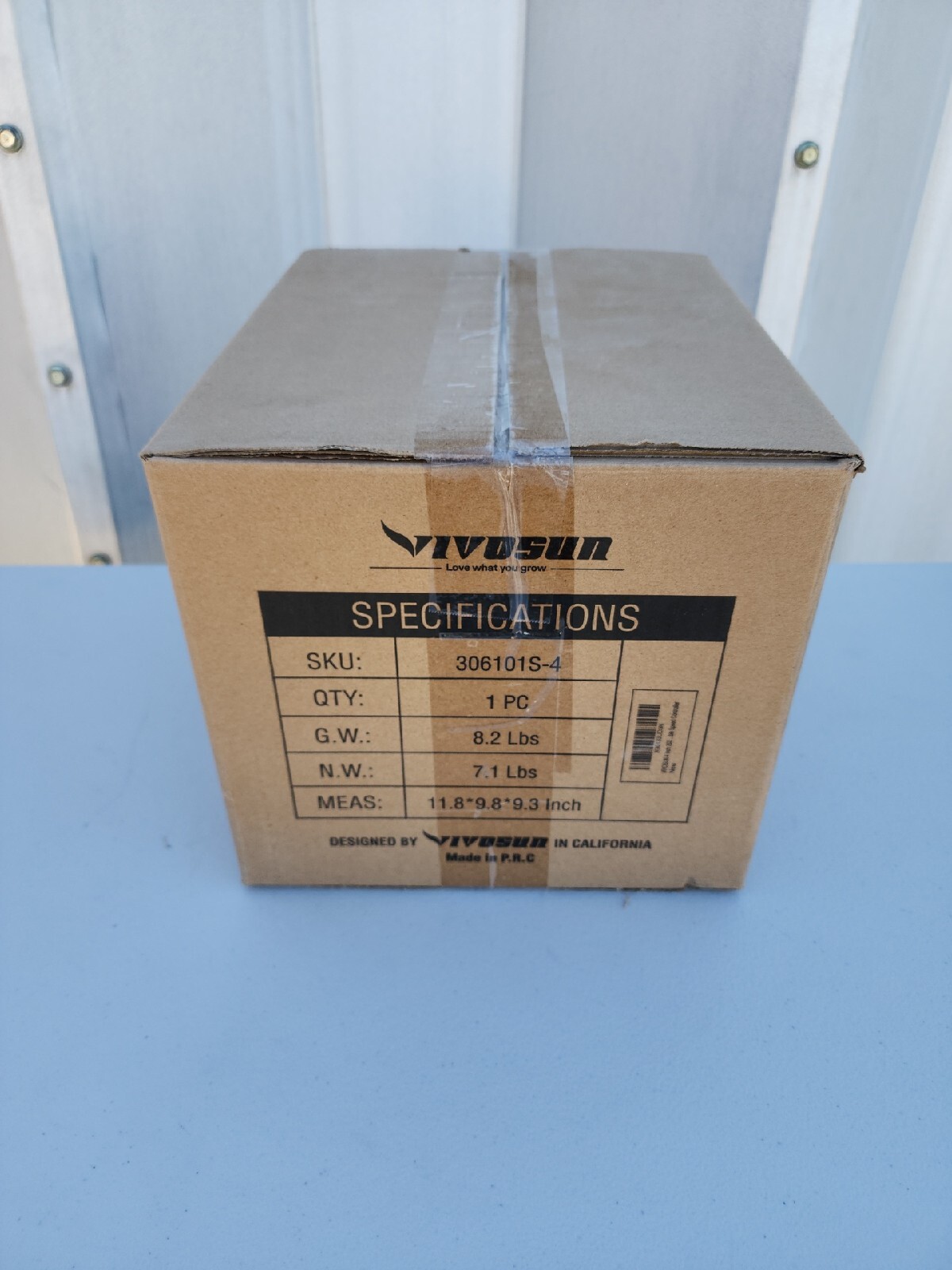 Vivosun Inline Duct Ventilation Fan with Variable Speed Controller 203 CFM 4"