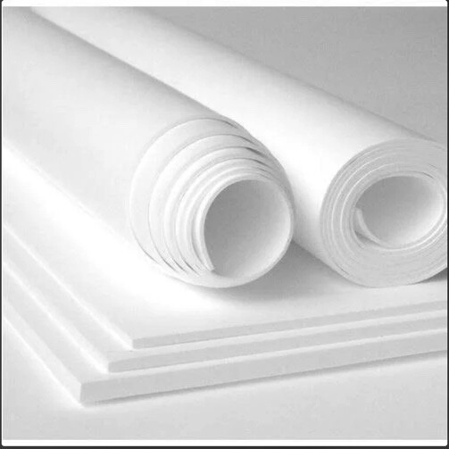 White Teflon PTFE Virgin Plastic Sheet, Various Sizes and Thicknesses