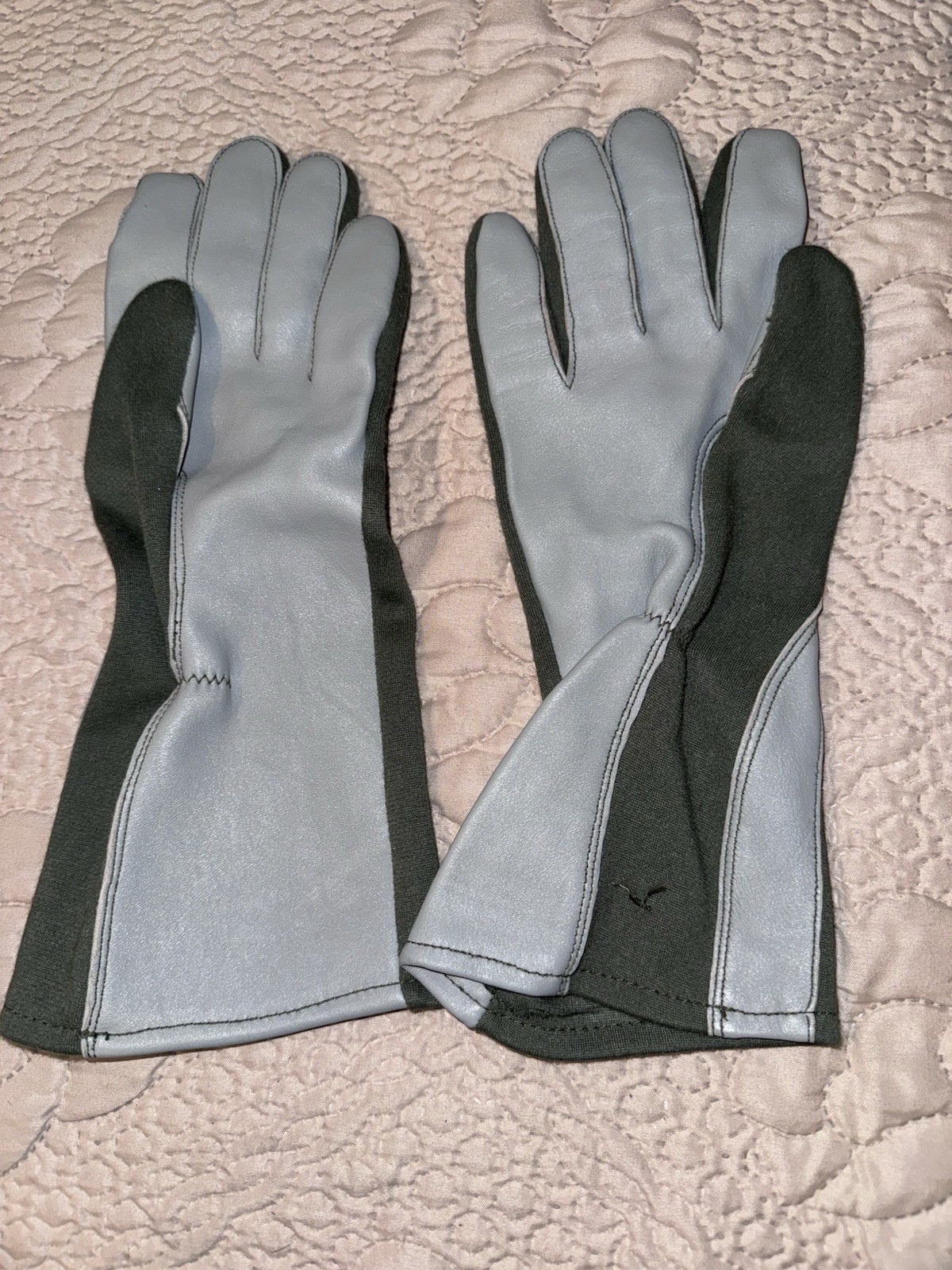 Nomex Summer Flight Gloves Flyer's Pilot Glove, Fire Resistant, Mil-Spec, Sage