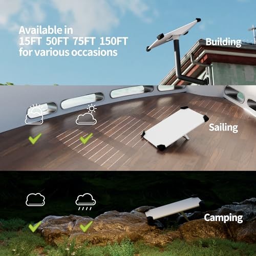 Starlink Cable Gen 3 & Mini 15FT/5M Ethernet Replacement Waterproof 15FT/5M
