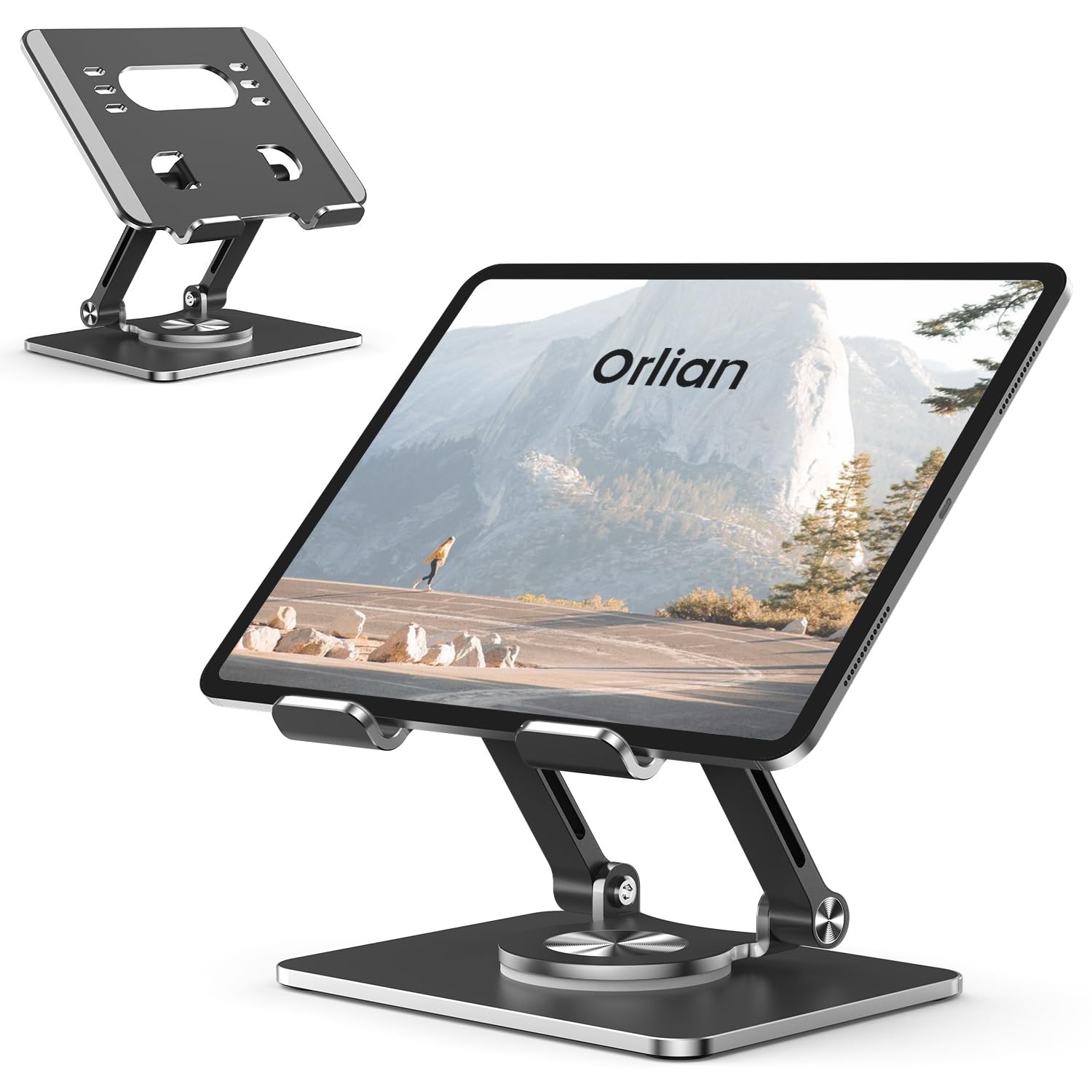 Soporte para tableta con rotación de 360° ajustable, accesorios ajustables
