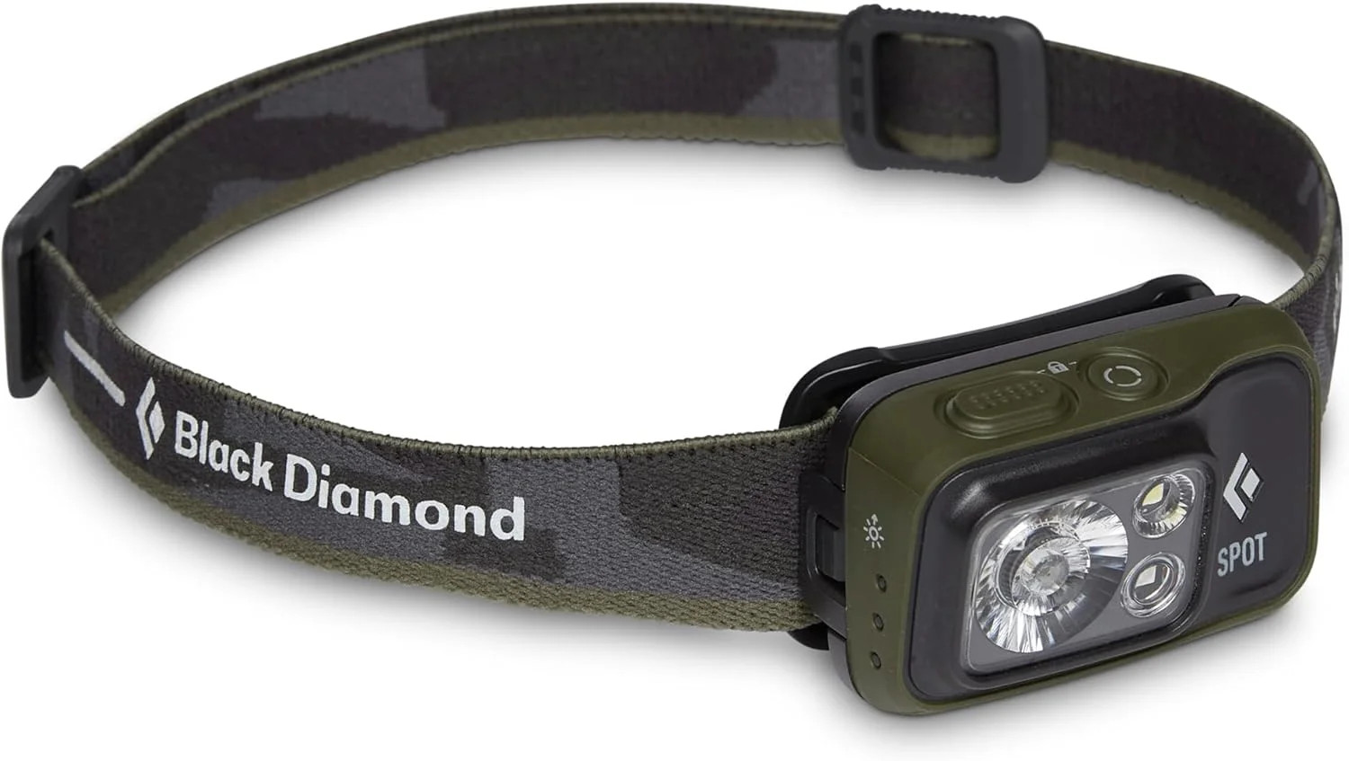 Spot 400 Headlamp, AAA Powered, Dimmable Bright BD Dark Olive | 400 lumens, red