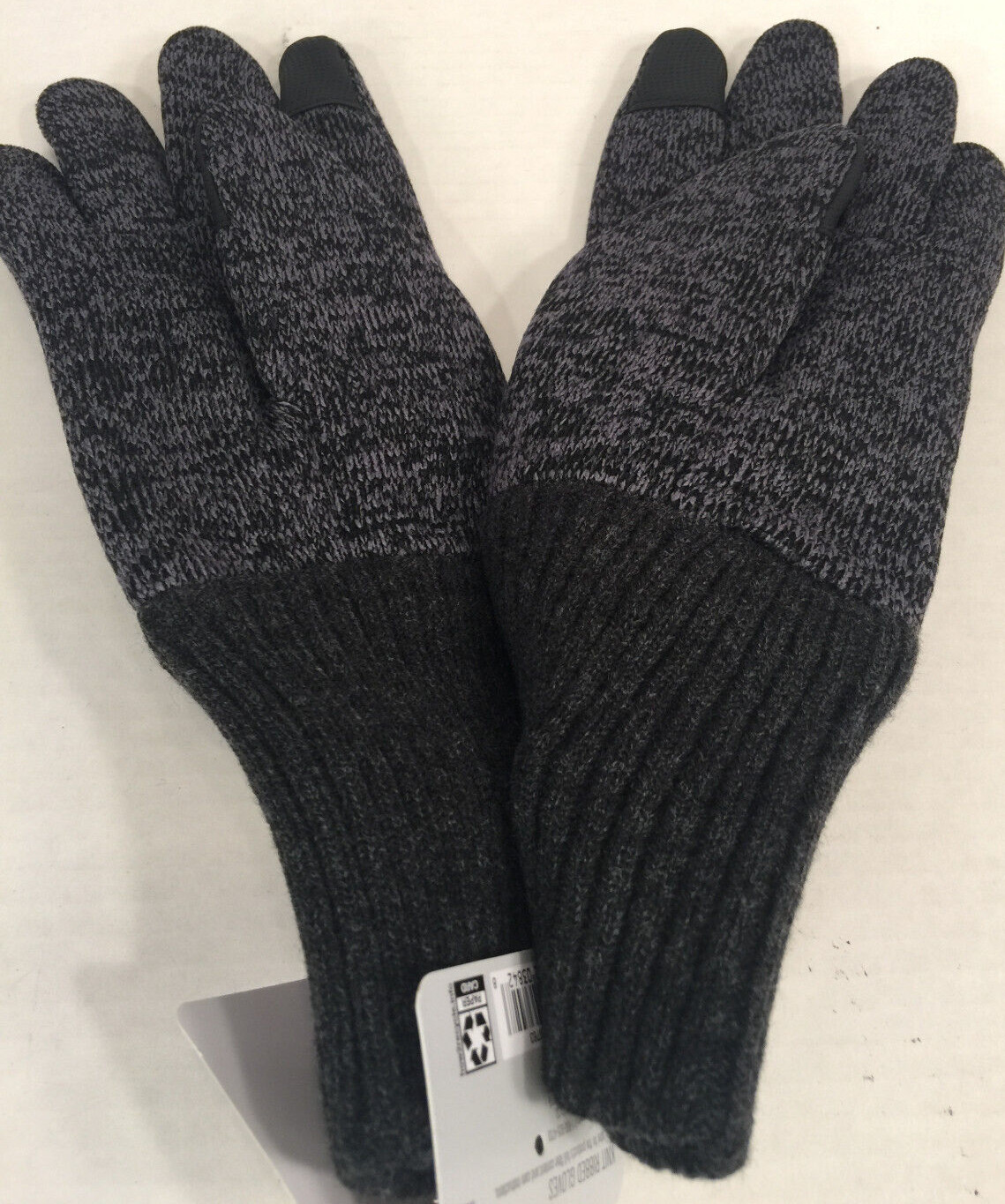 NEW West Loop Men's Knit Ribbed Gloves - One Size - 3M Thinsulate Insulation