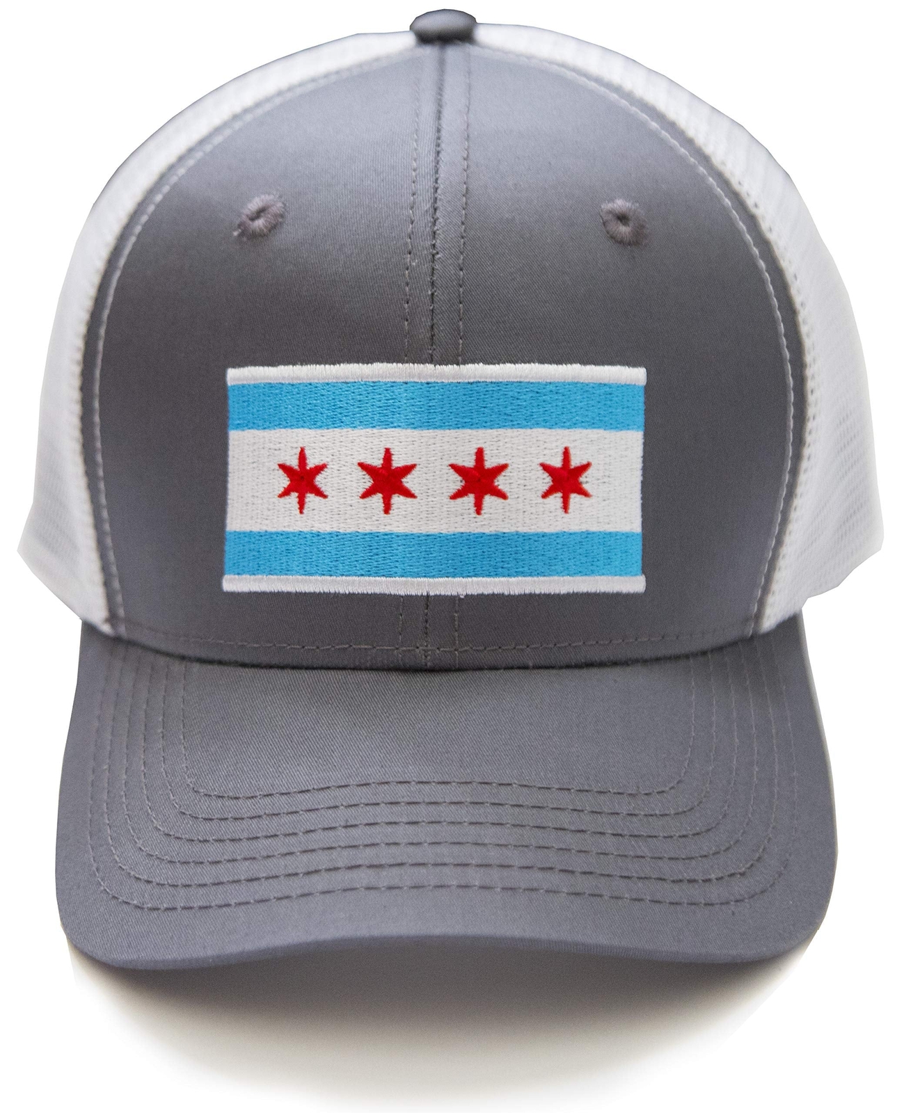 Chicago Flag Baseball, Trucker, Snapback Hat - International Tie