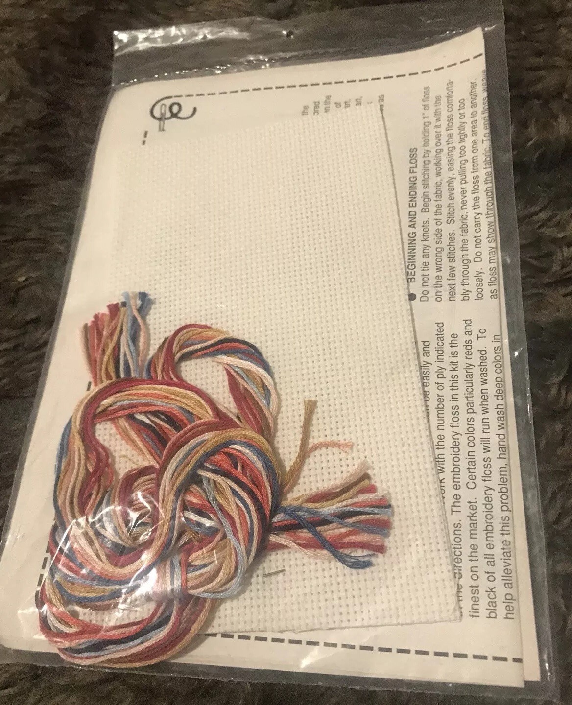 Troll Doll Bernat Crosstitch Kit