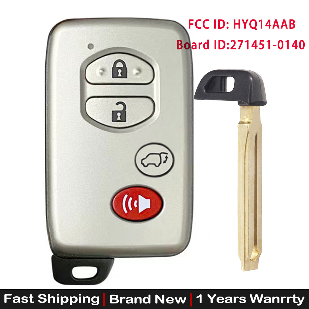 Unlocked Smart Key for Toyota Highlander 2008-13 Remote Fob HYQ14AAB 271451-0140