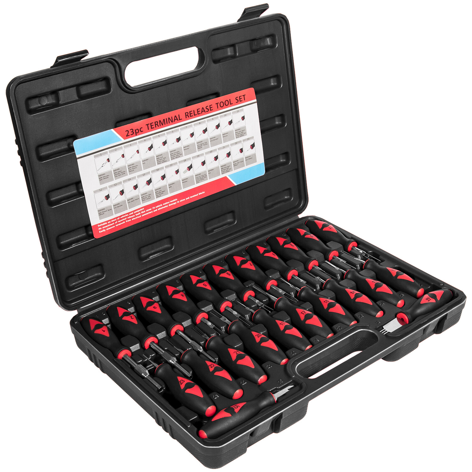 Universal Wire Terminal Electrical Connector Crimp Pin Removal Release Tool Kit