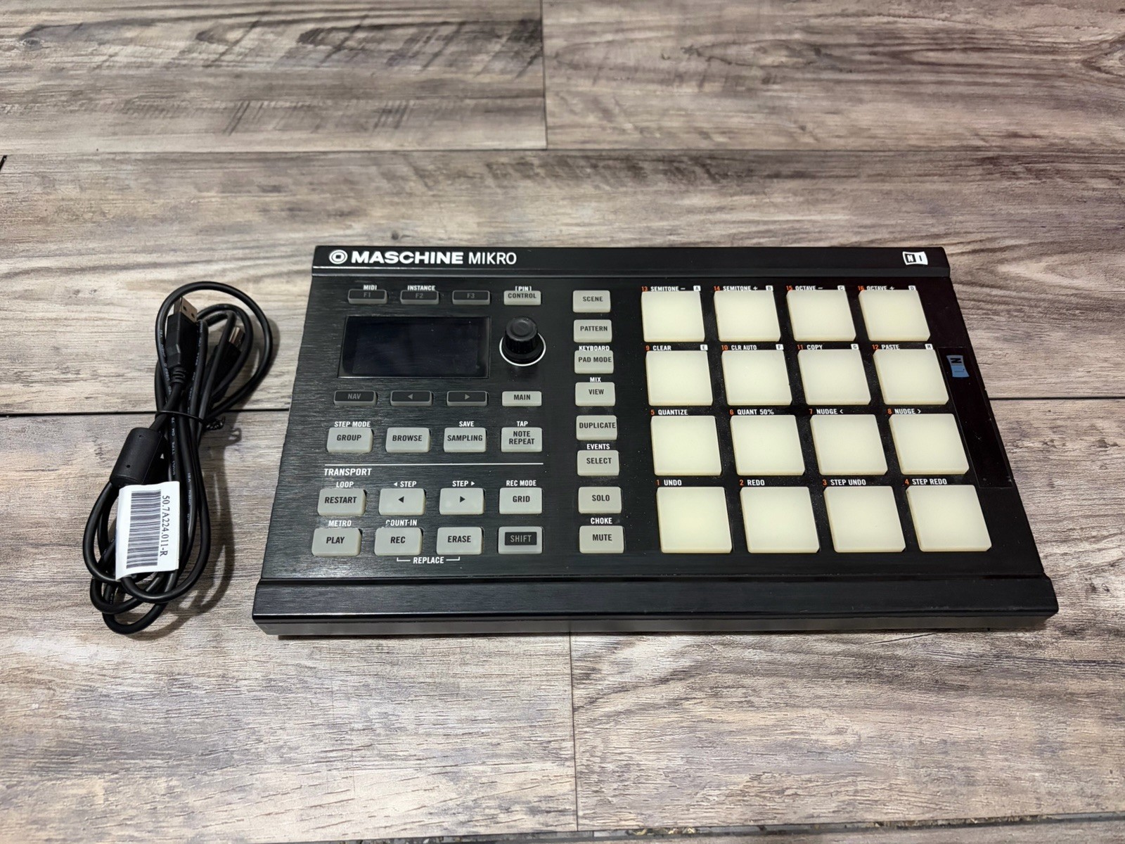 Maschine Mikro MK2 Native Instruments Black MIDI Controller NO SOFTWARE