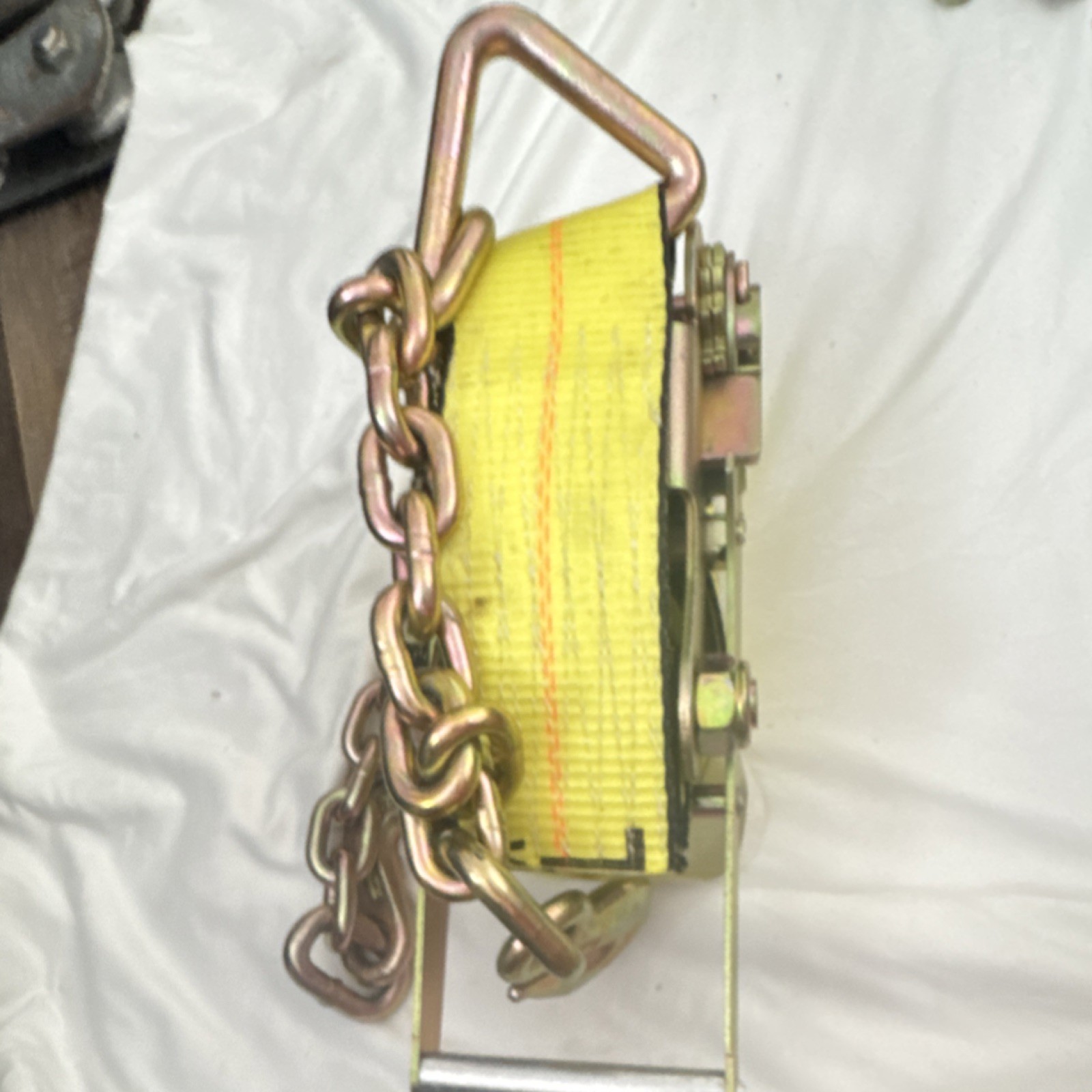 Yellow Working Load Limit (WLL) Tie Down Strap 5400 LBS