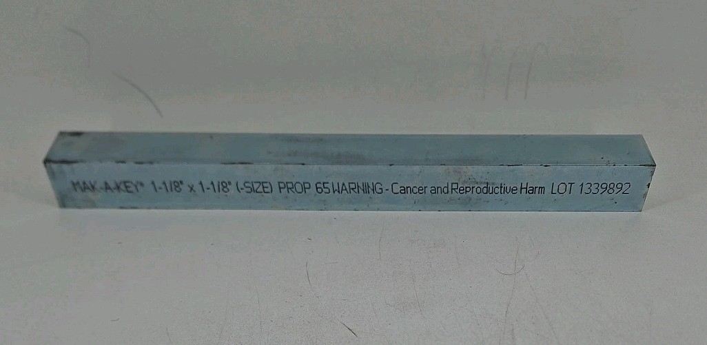 Mak-A-Key - 1339892 - 1-1/8" x 1-1/8" x 12" Steel Key Stock