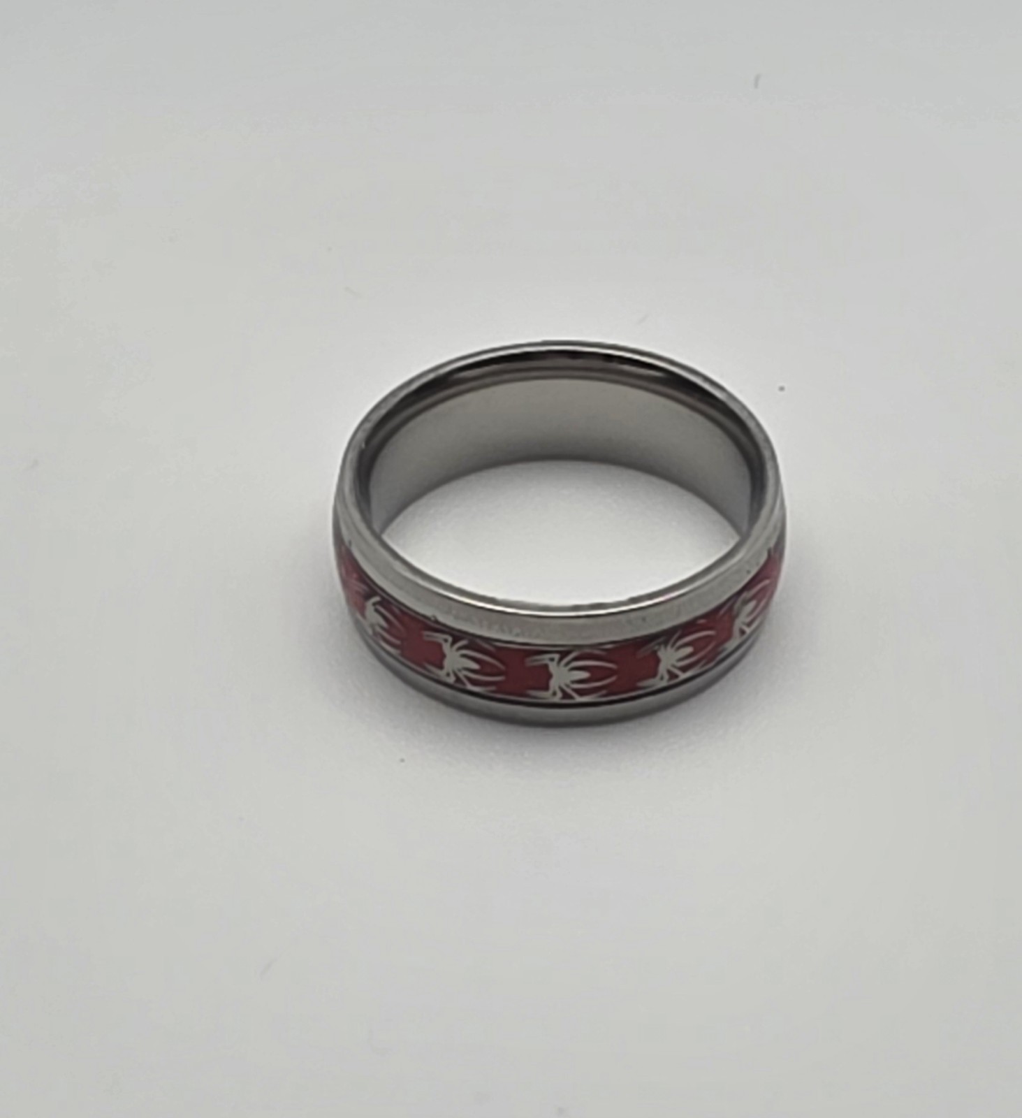 Marvel Spiderman Sterling Silver Ring Size 10