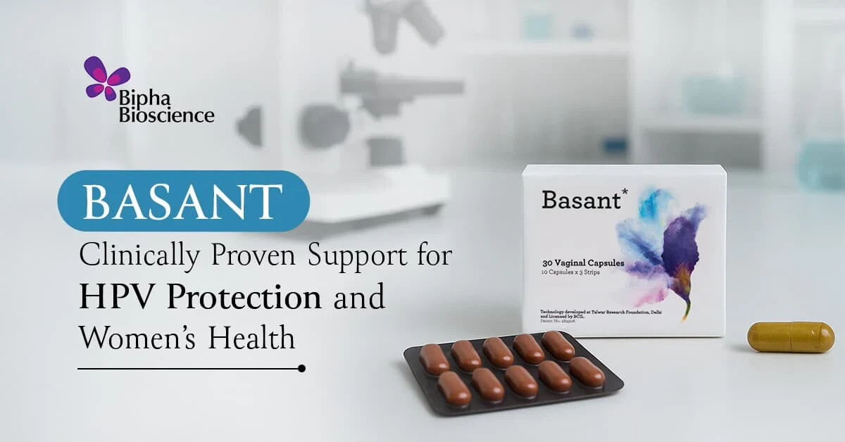 HPV BASANT, herbal formulation for HPV treatment.