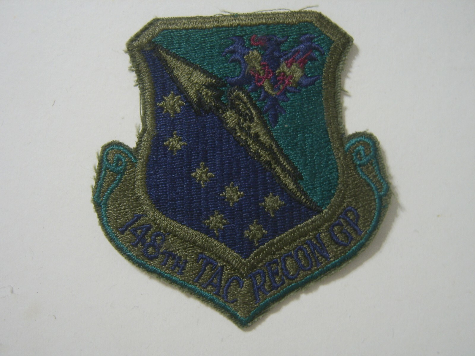 148th TACTICAL RECONNIANCE GROUP  PATCH USAF VINTAGE NOS :KY22-6
