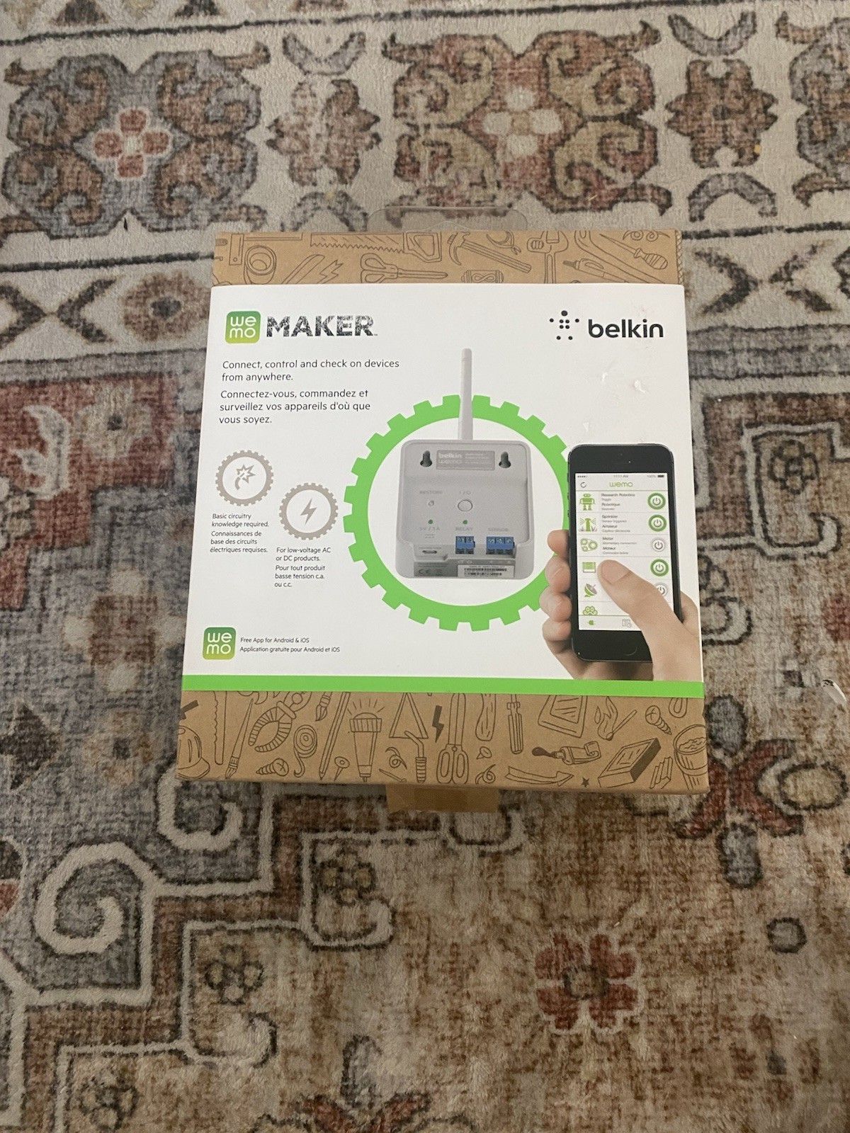 Belkin WEMO Maker Rare F7C043fc Smart WIFI Relay Open Box