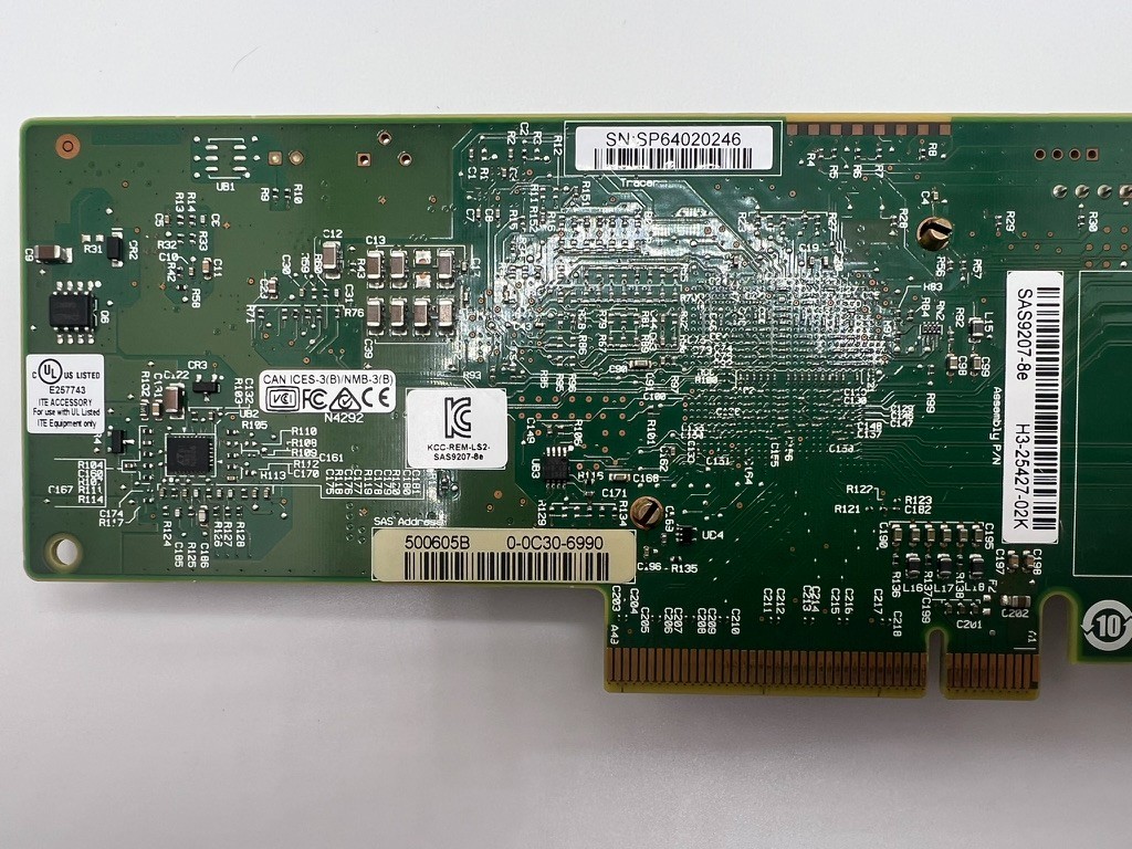 LSI SAS9207-8e PCI Express x8 to 6Gb SAS Host Bus Adapter High Profile