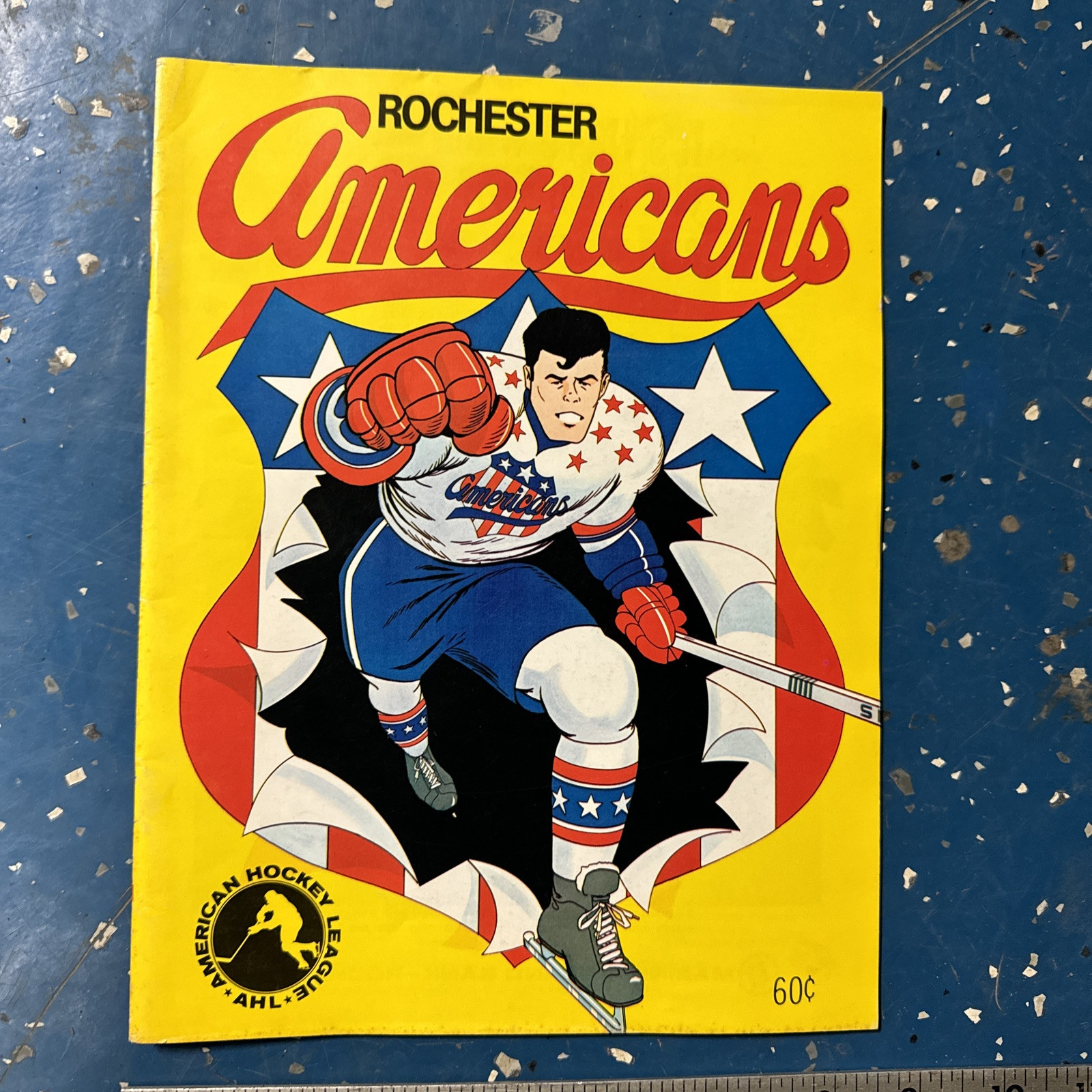 Rochester Americans 1972-1973 Cover AHL League Hockey Program Excellent N/M