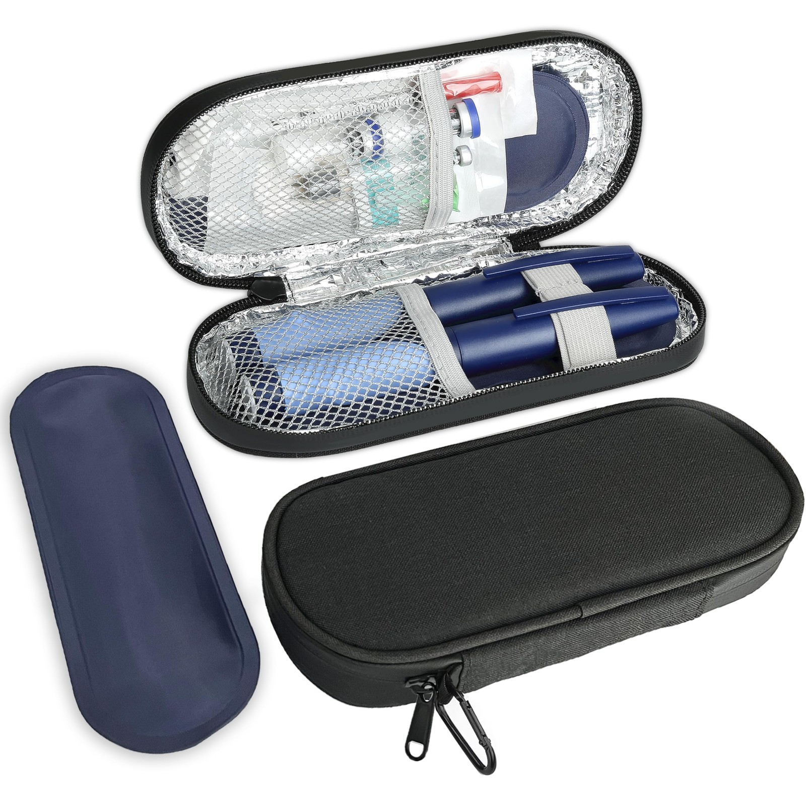 CDBXPRG Insulin Pen Cooler Travel Case with TSA Approved Ice Packs,Diabetic Medi