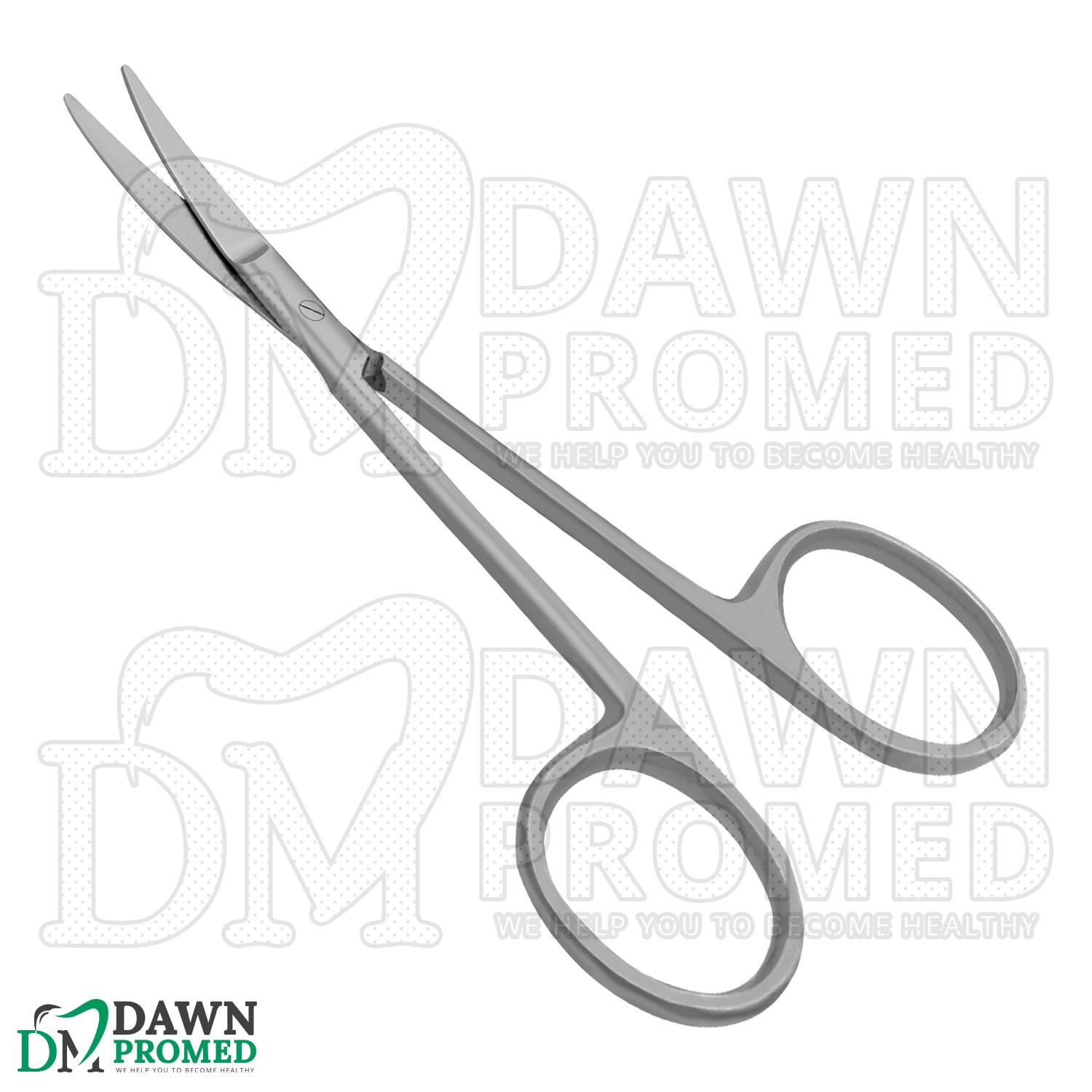 Iris Scissors 4.5″ Curved Round Pattern Dental Veterinary Surgical Instruments