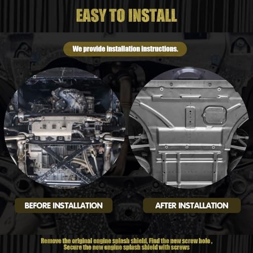 Engine Splash Shield Fit for Audi A4 2009 2010 2012 2013 2014 2015 Engine Guard