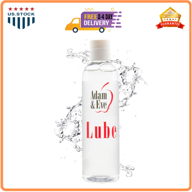 Adam and Eve Premium Water Based Lube, Personal Sexual Lubricant, 8 oz Bottle