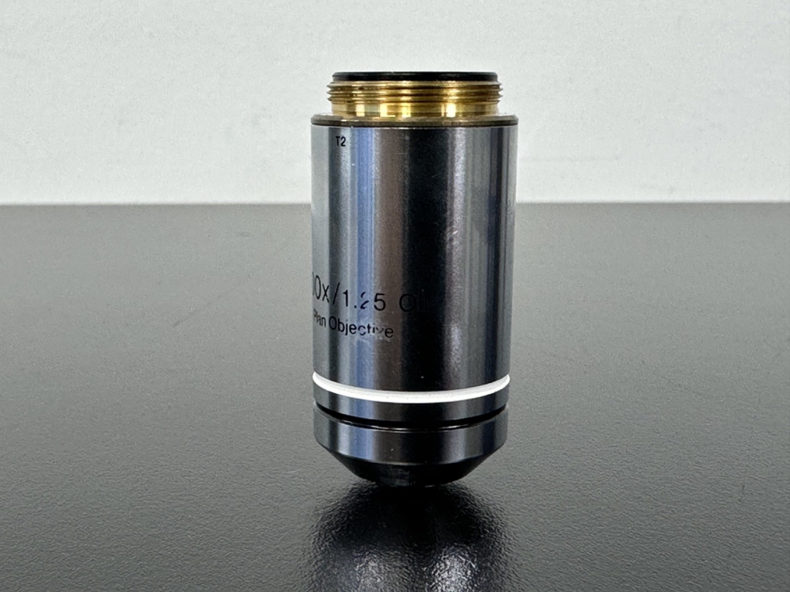 Olympus Plan Objective 100X/1.25 Oil Microscope Objective Lens