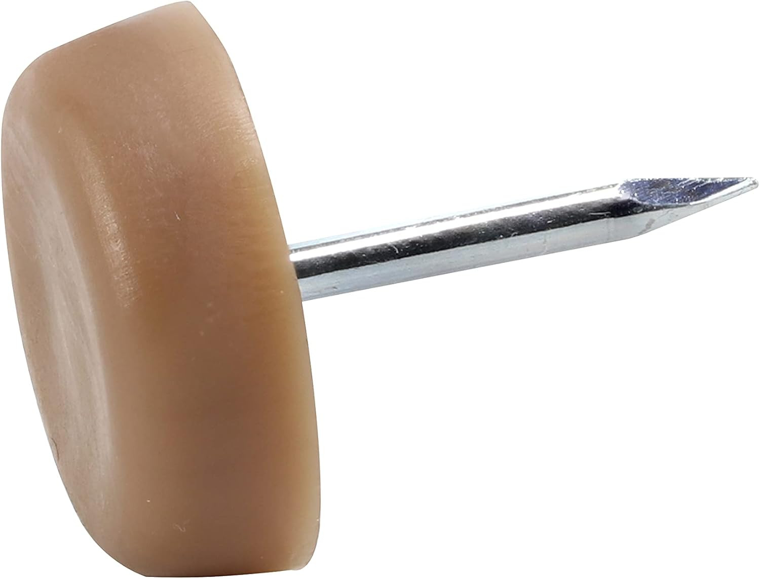 25 Pack Rok Hardware 3/4″ (19Mm) Standard Nail on Furniture Glides in Brown Colo