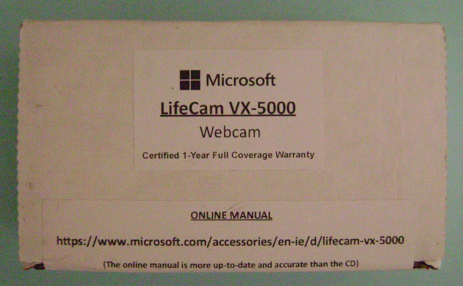NEW MICROSOFT WEBCAM LIFECAM VX-5000.