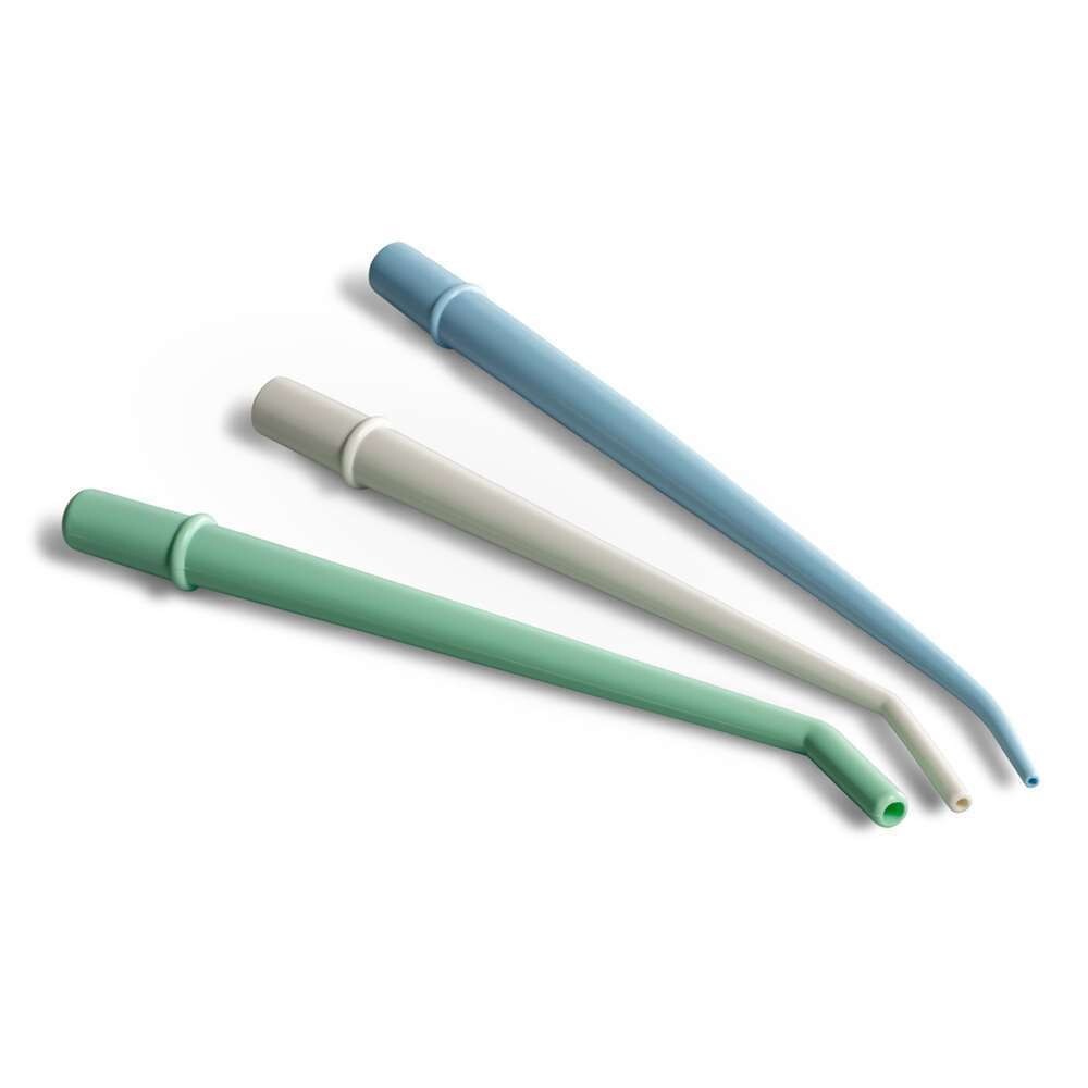 Surgical Aspirator Tips, Blue, 1/16'', 25/Bag, 10 Bags, Mark3, 100-2599