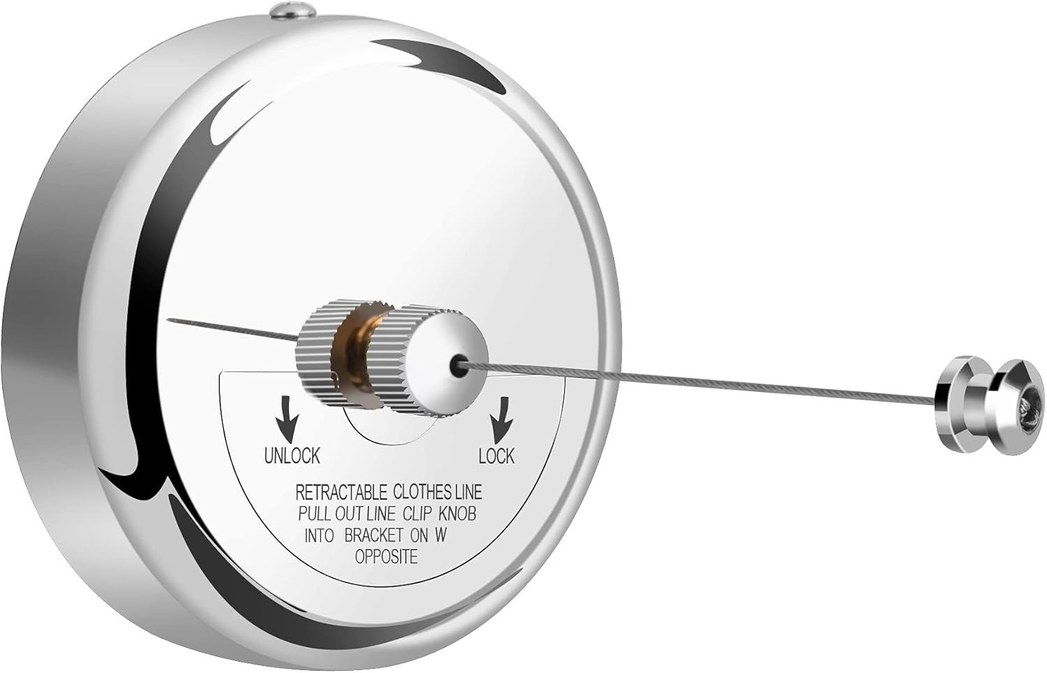 Retractable Clothesline 9.0 Feets 304 Stainless Steel Clothes Line Dryer
