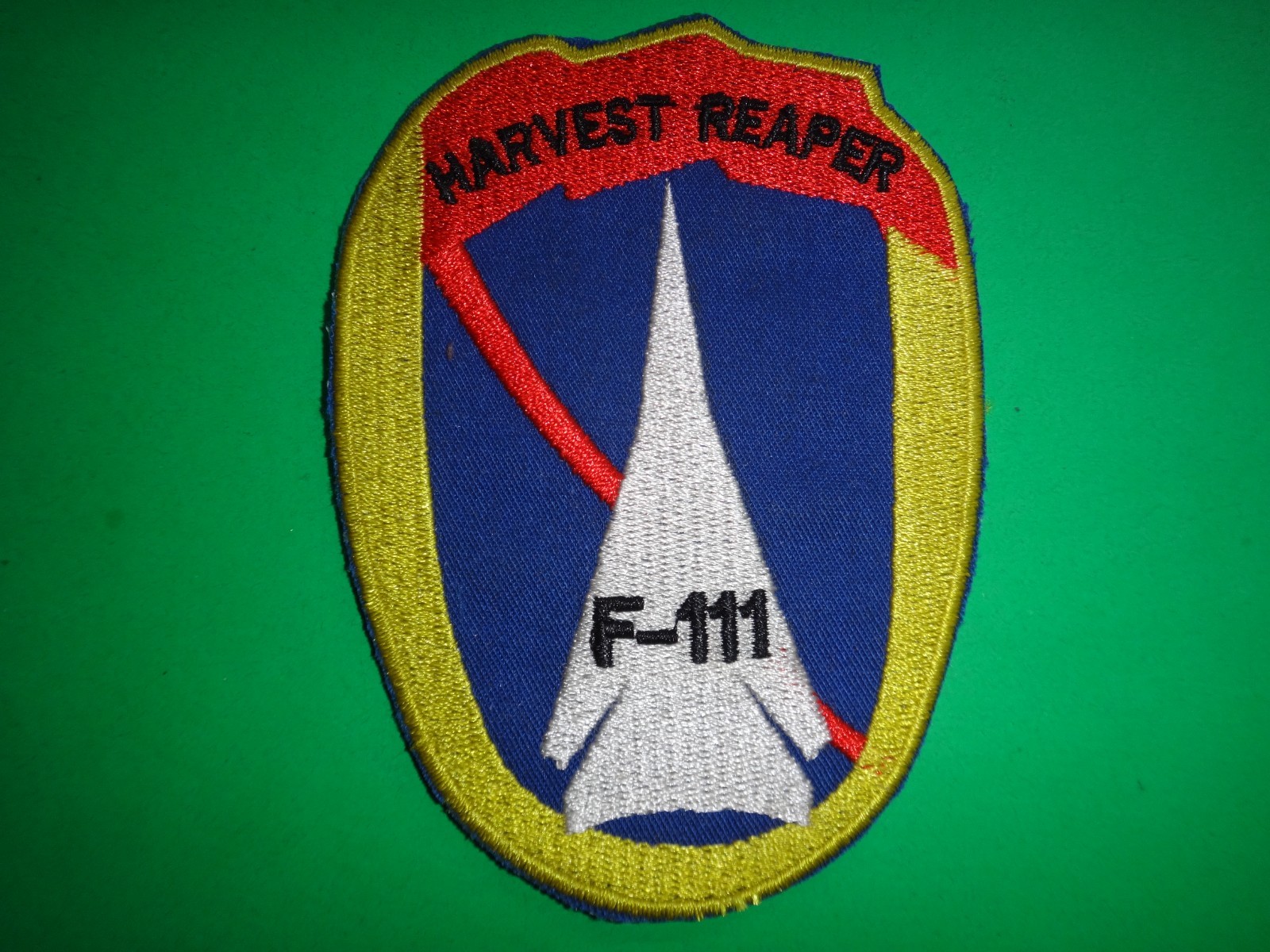 US Air Force F-111 HARVEST REAPER Test Program Patch From Vietnam War Era