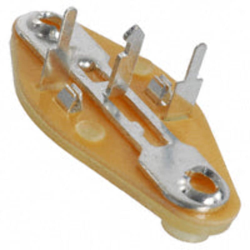 4600 - KEYSTONE - 3 (Oval) Pos Transistor, TO-3 Socket Tin Chassis Mount
