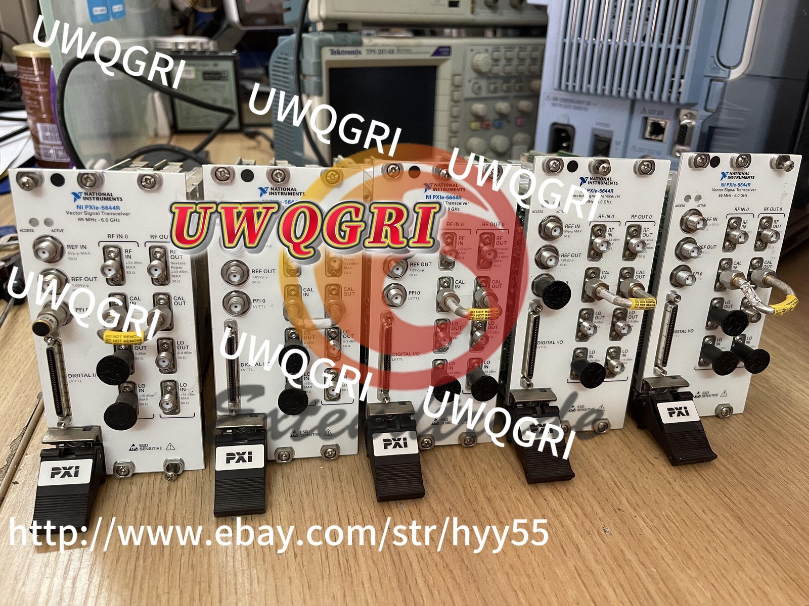 ONE USED NI PXIe-5644R Vector Signal Transceiver 65 MHz - 6.0 GHz