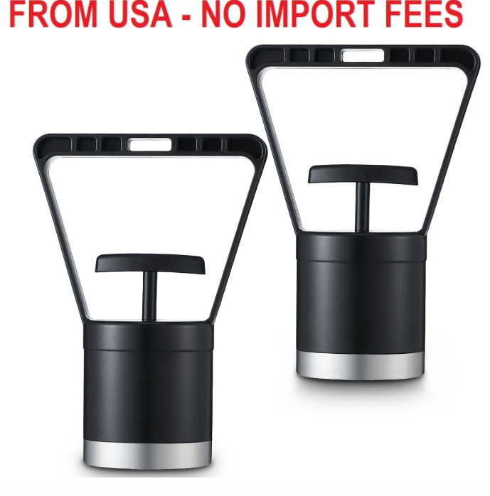 Dreyoo 2 Pack Magnetic Pickup Tool with Quick Release, 8 lb Capacity Hand Held M