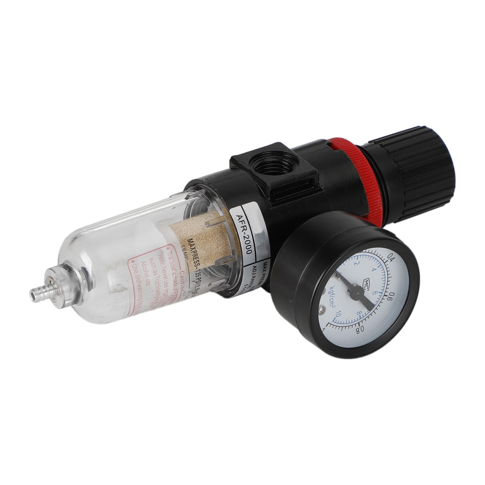 AFR2000 1/4" Air Compressor Filter Water Separator Trap Tools Regulator Kit
