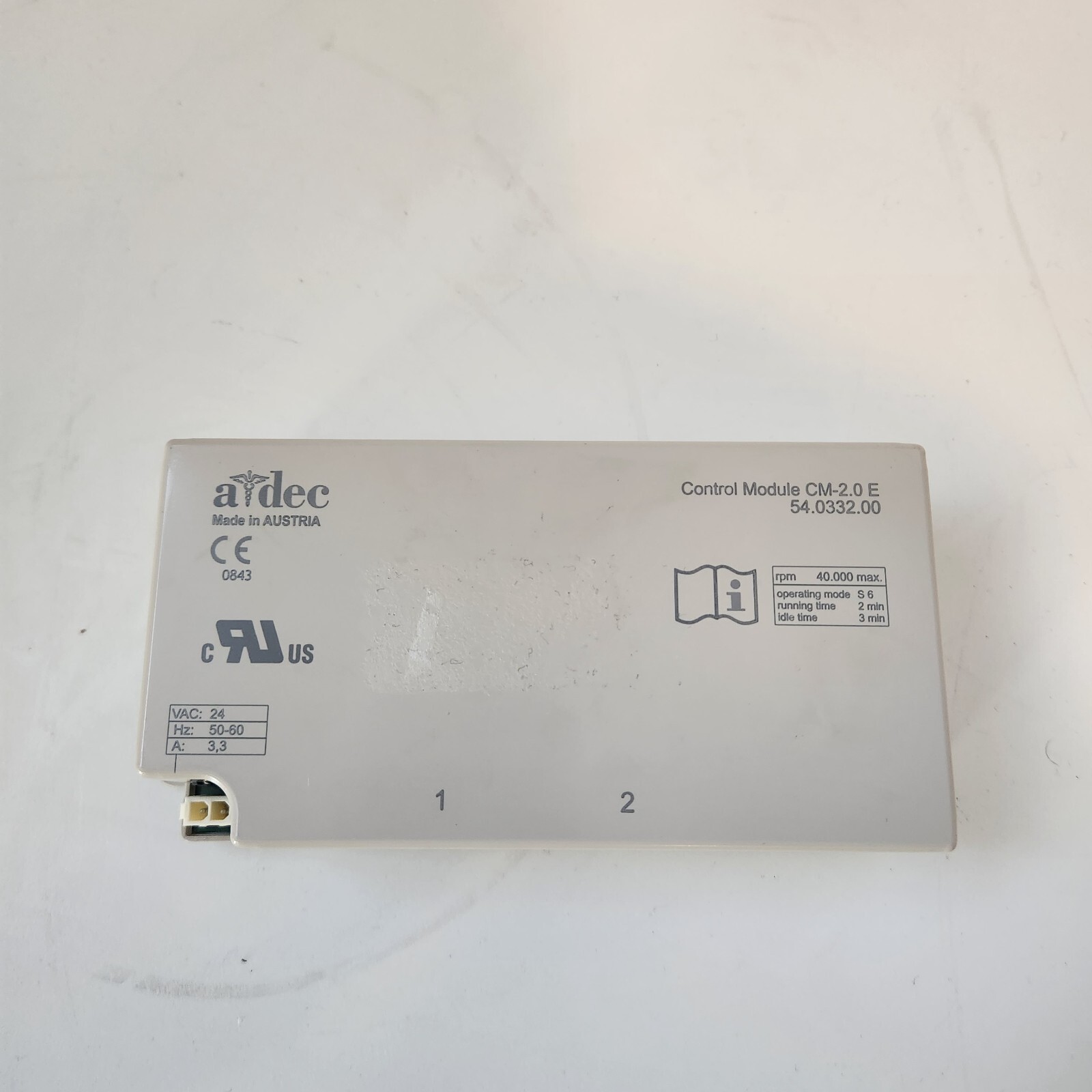 Adec W&H CM-2.0 E Handpiece Control Module 54.0332.00