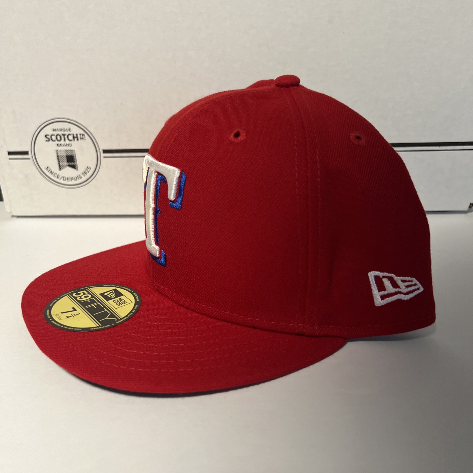 New Era 59FIFTY Texas Rangers Red Hat Multiple Sizes