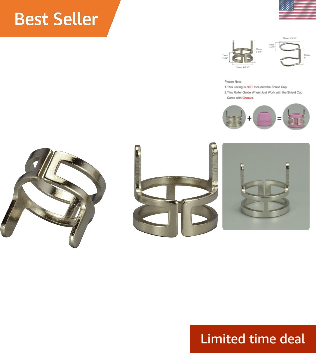 Precision Spacer Stand Off Guide for WSD-60P & WSD-60 Plasma Cutters - 2 Pack